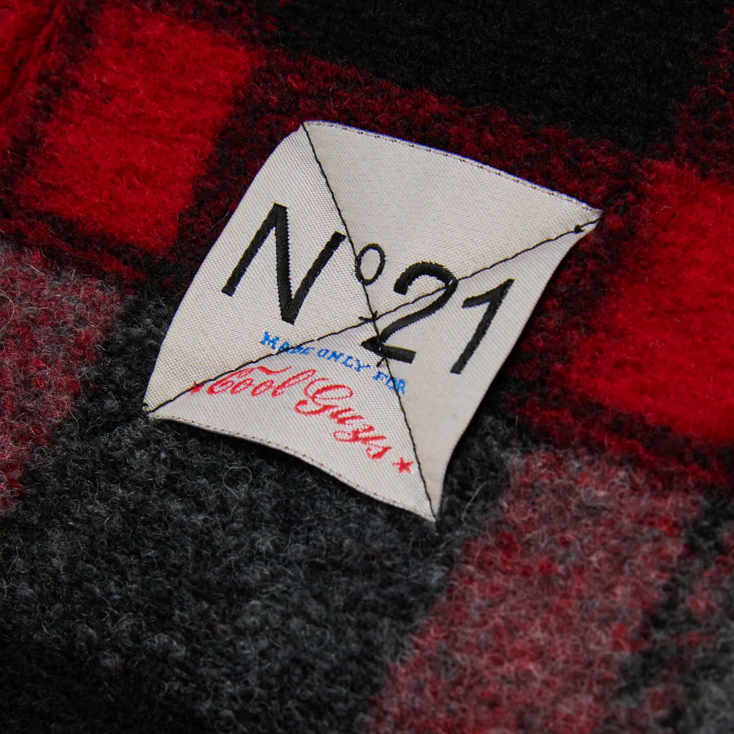 Tricolour Check Jacket for Boys Signed MM6