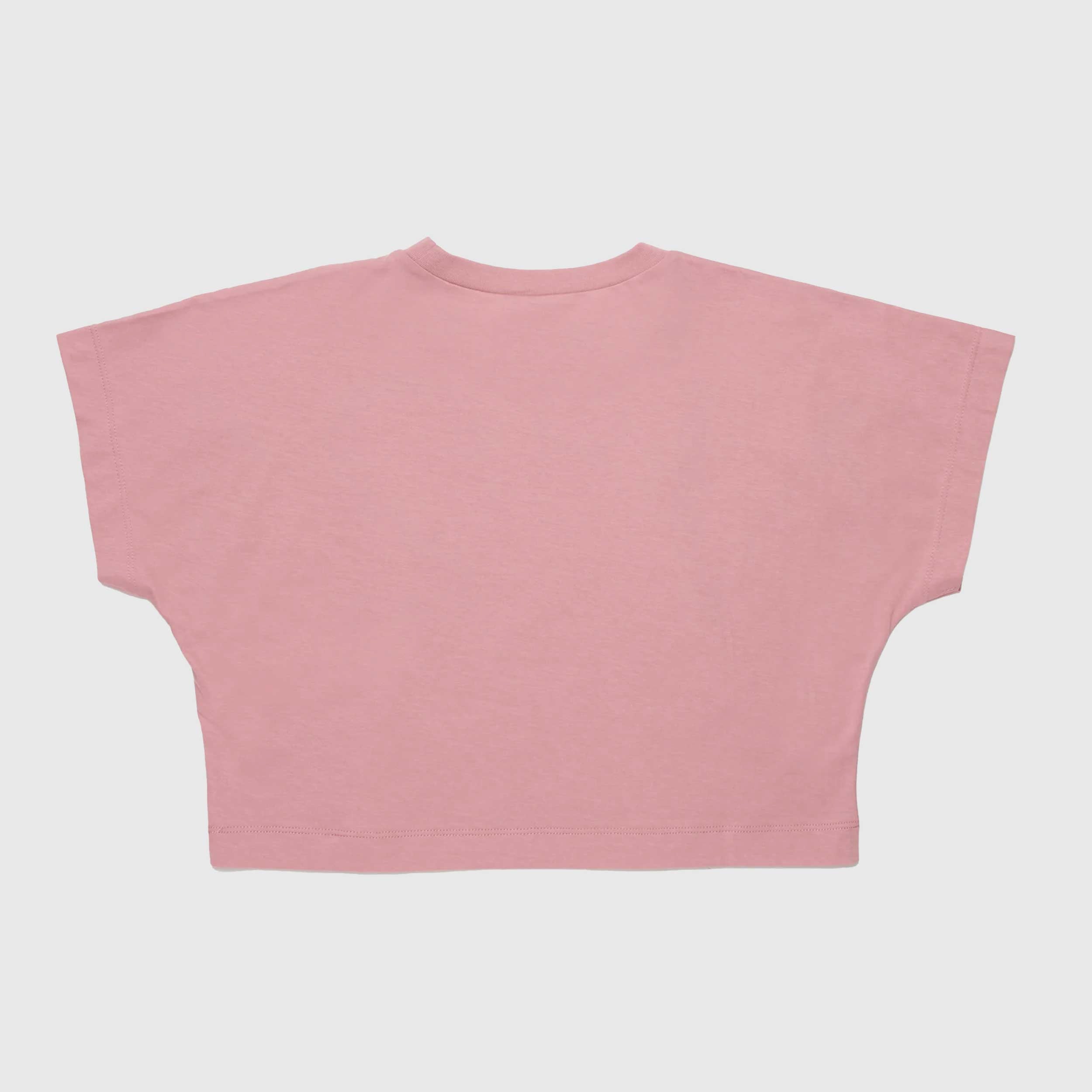 T-shirt Cropped Rosa Chiaro Firmata N.21