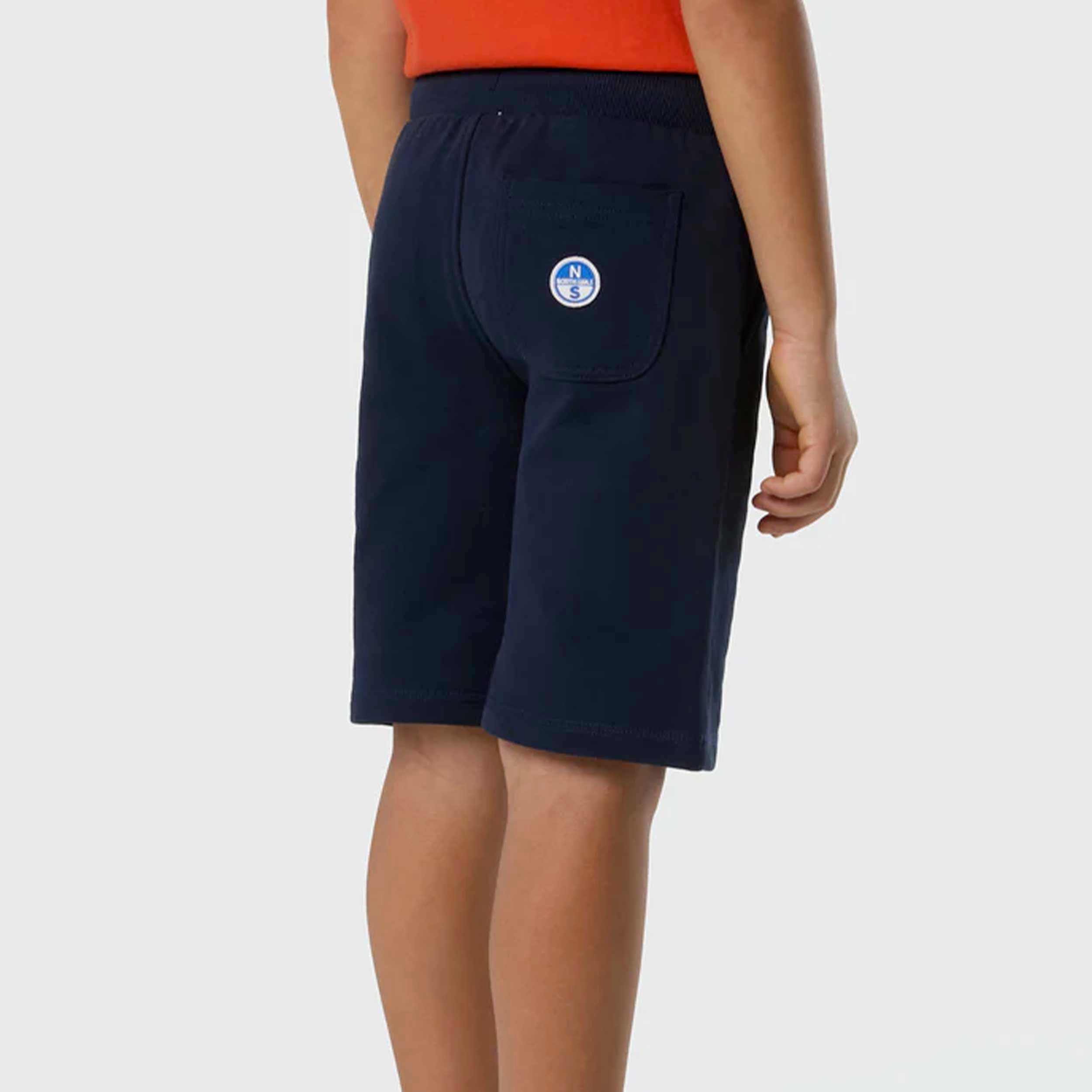 Bermuda Blu in Felpa con Logo Firmato NORTH SAILS