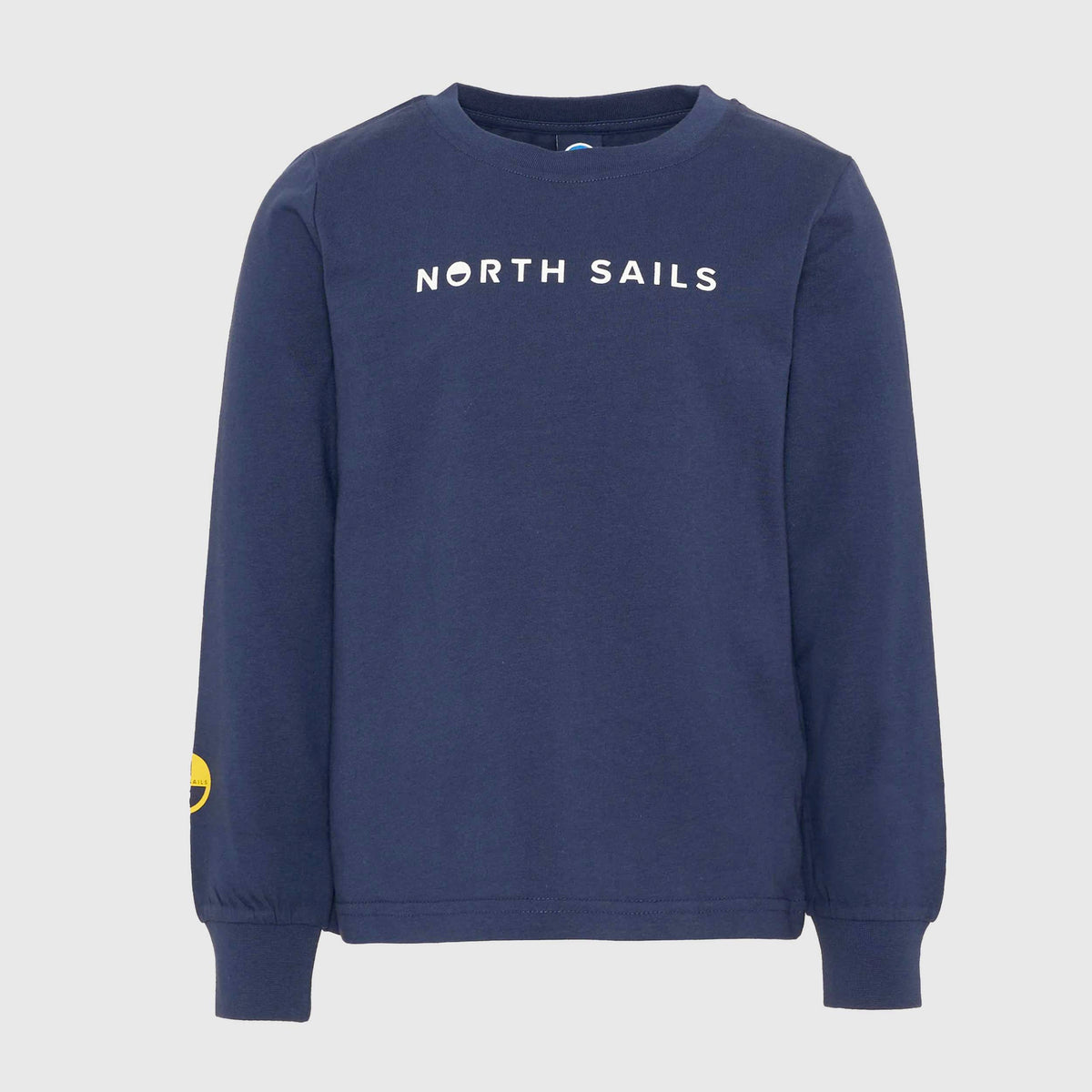 NORTH SAILS Boys' Blue White Logo Print Sweatshirt