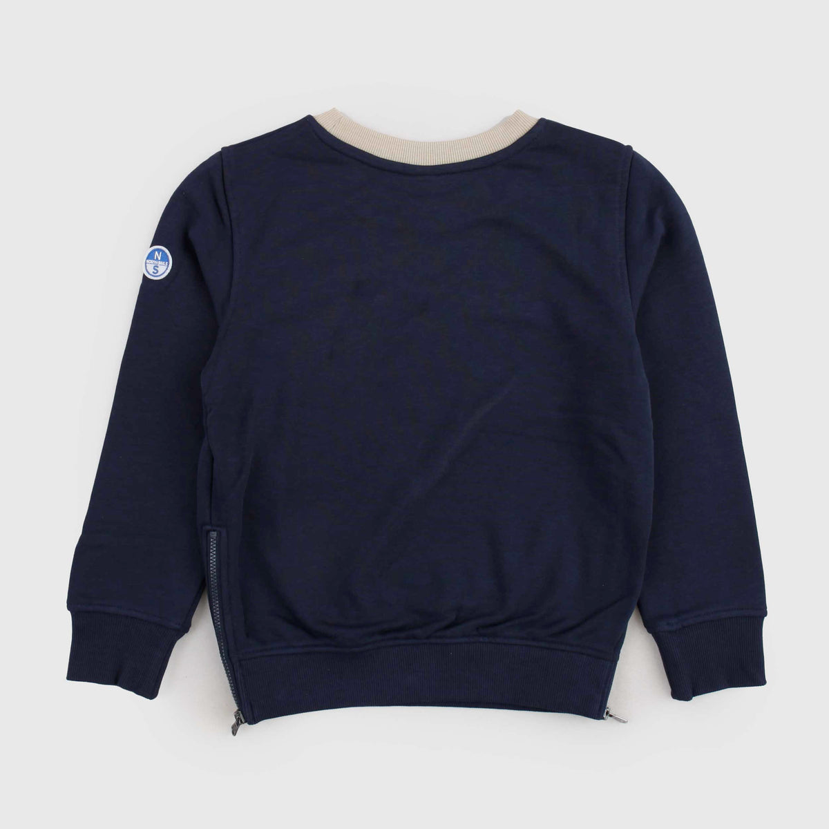 Felpa Blu Navy con Logo a Contrasto per Ragazzi NORTH SAILS