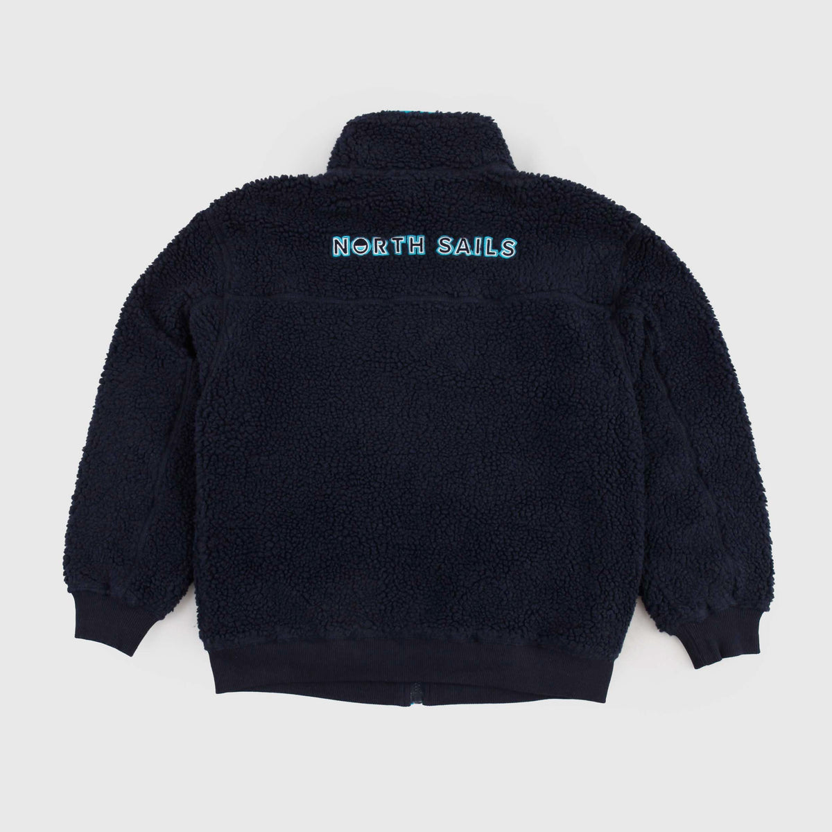 Felpa Blu in Teddy con Inserti Celesti per Ragazzo NORTH SAILS