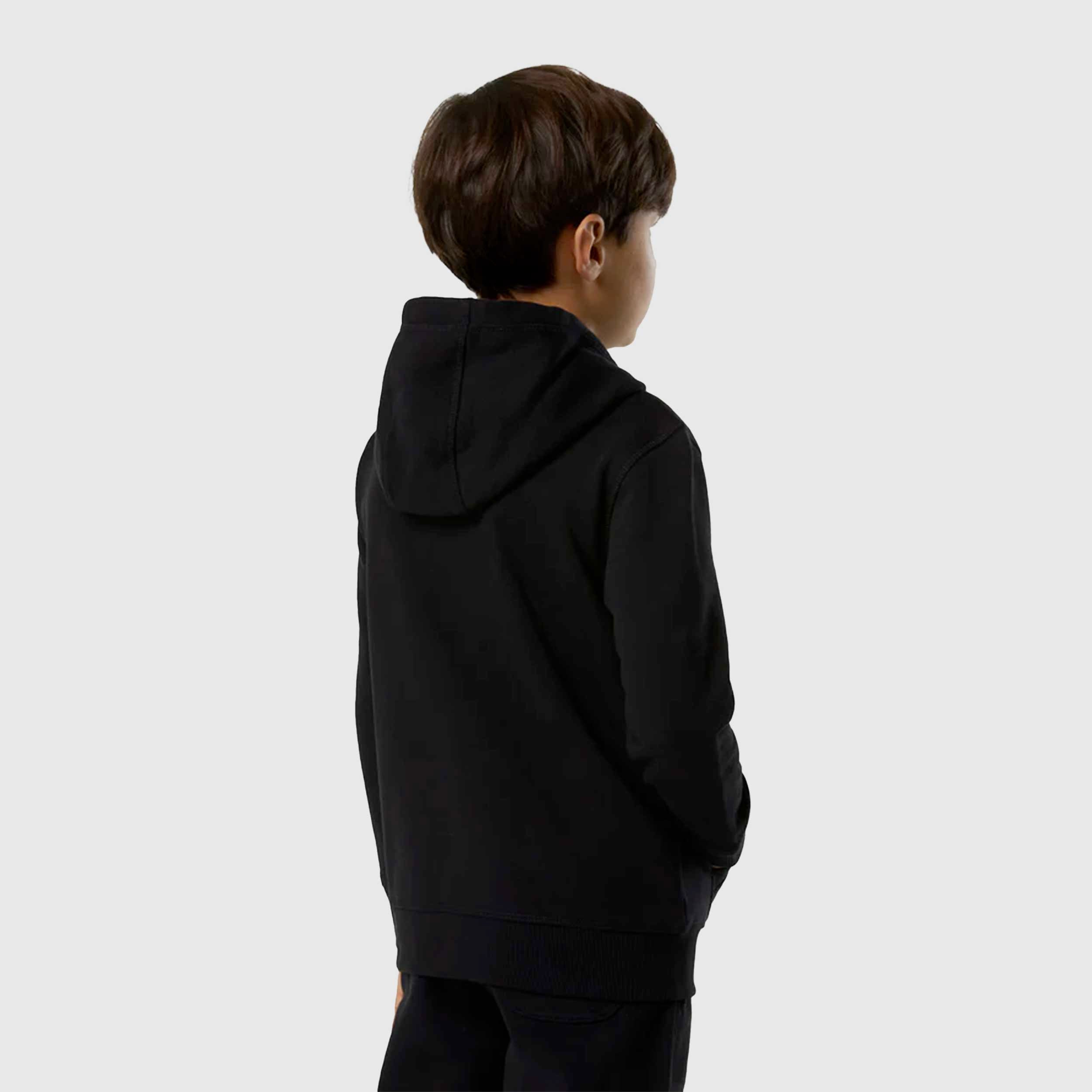 Felpa Nera con Logo sul Davanti Firmata NORTH SAILS