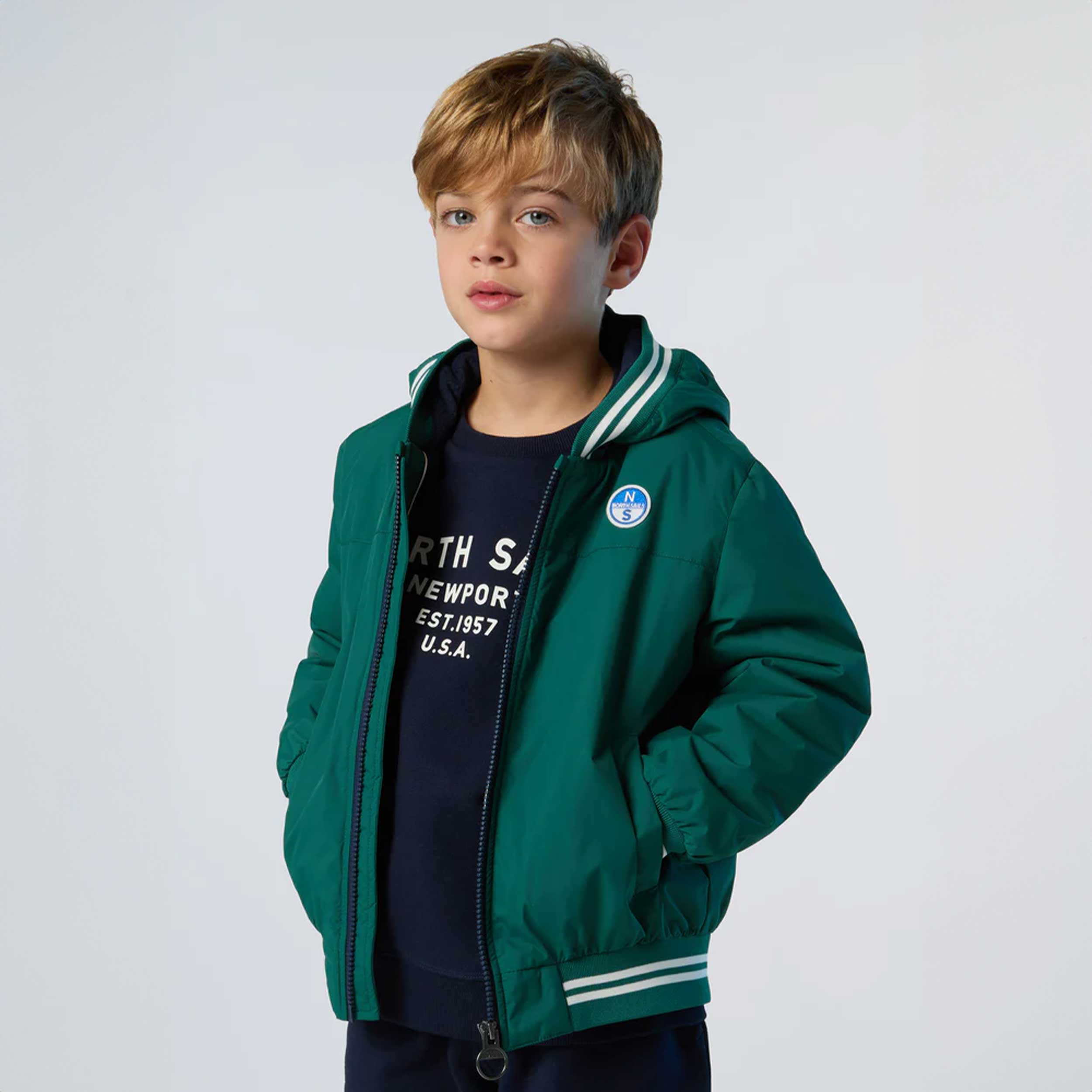 Giacca Sailor Con Cappuccio Firmata NORTH SAILS