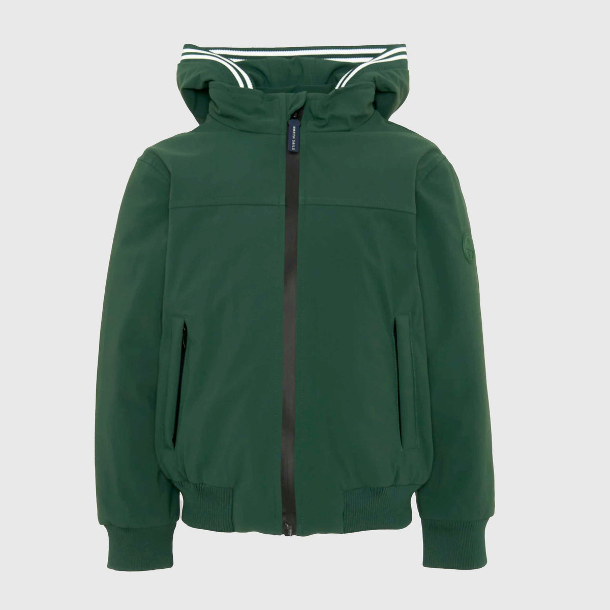 Green Jacket with Hood for Boys NORTH SAILS