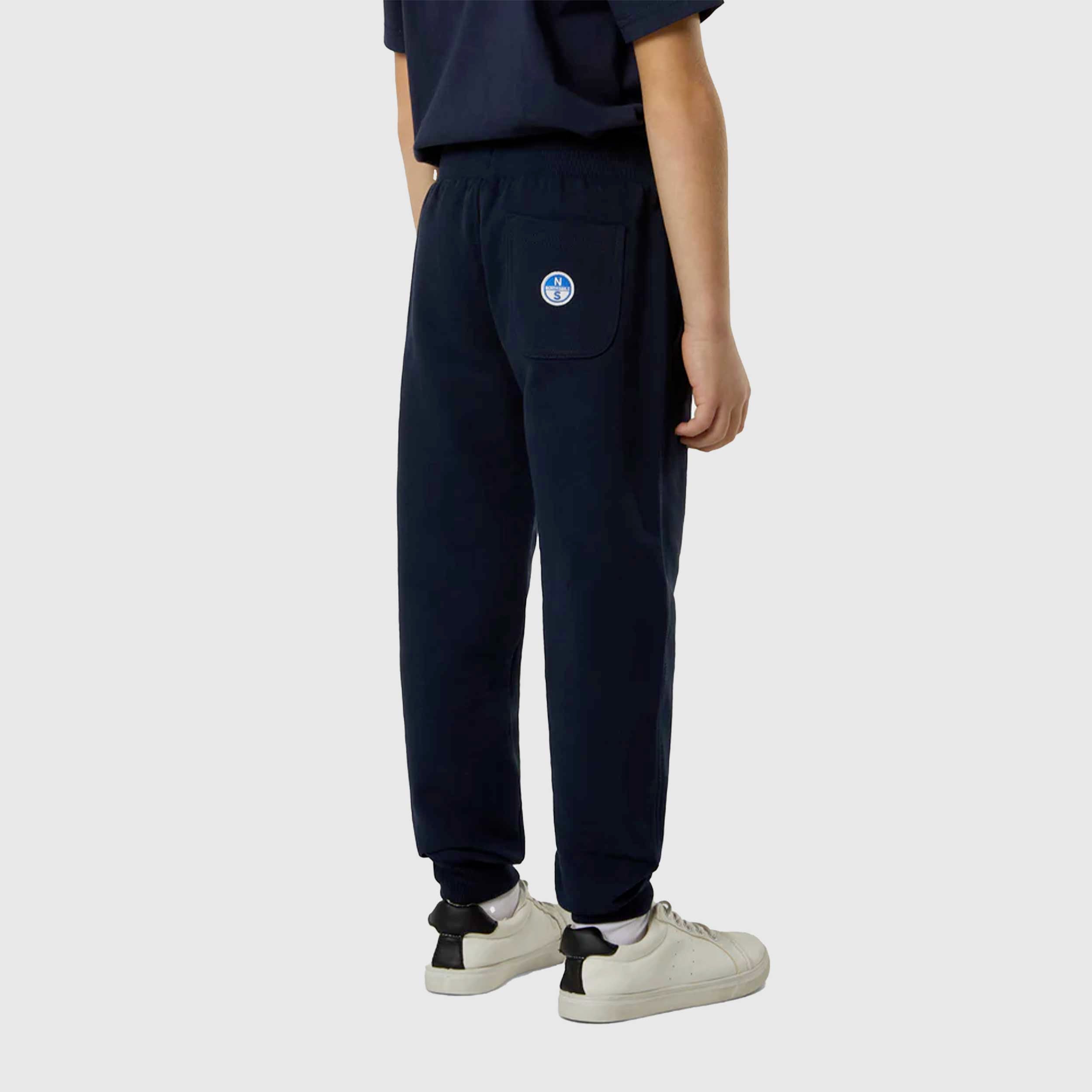Blue Jogging Sweatpants with Signature NORTH SAILS Logo