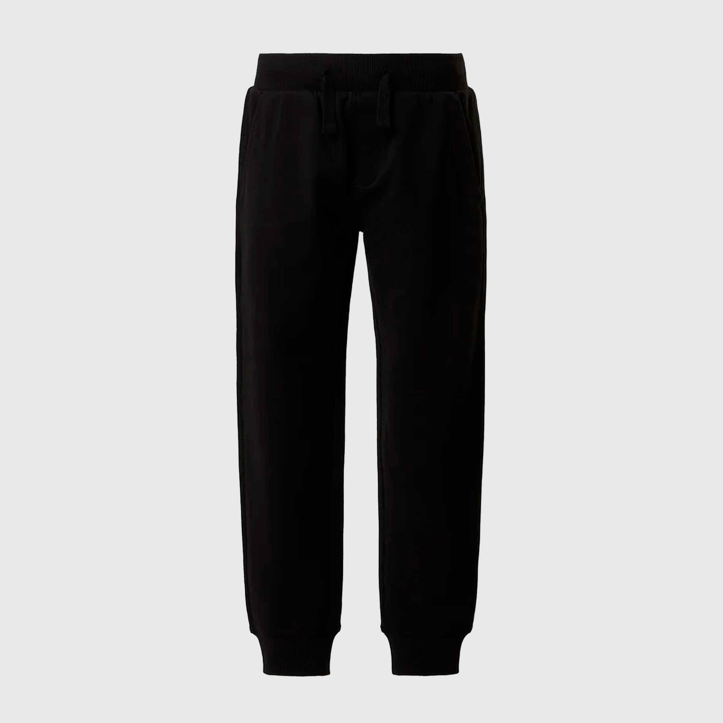 NORTH SAILS Branded Logo Fleece Jogging Bottoms in Black