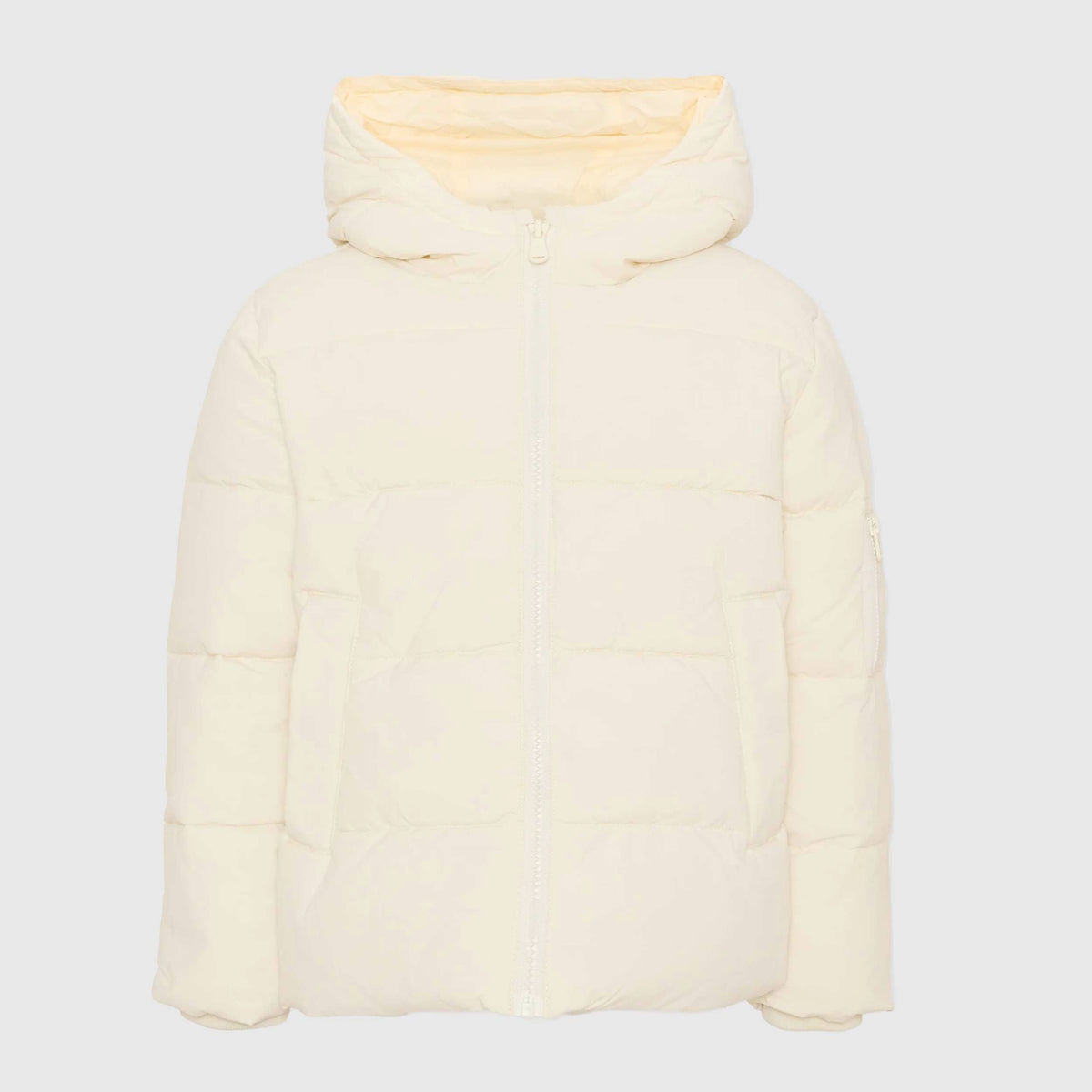 Ivory Down Jacket with Hood for Boys NORTH SAILS