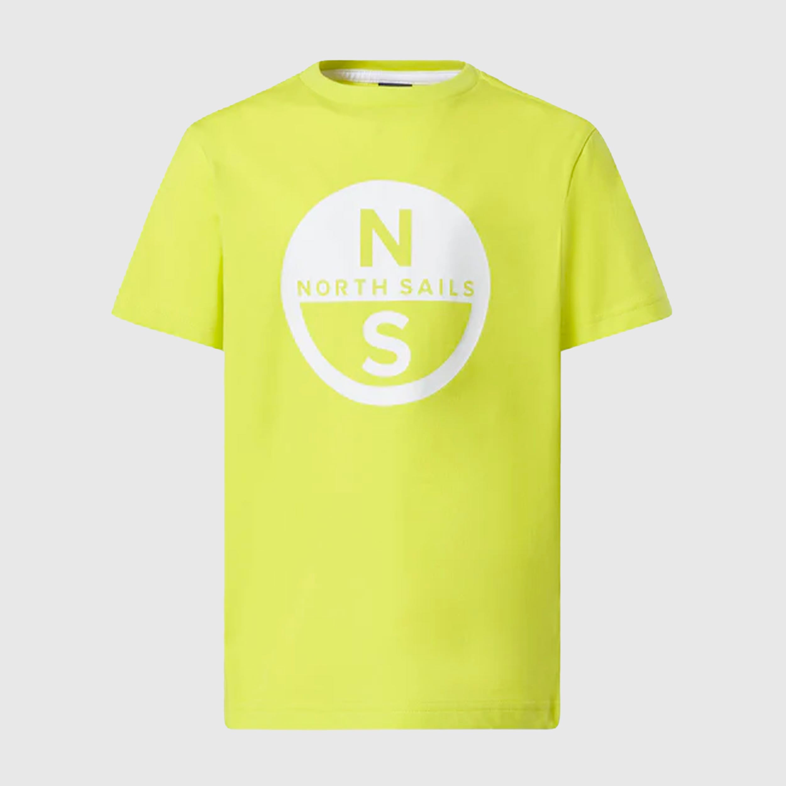 Yellow T-shirt with White Print by NORTH SAILS