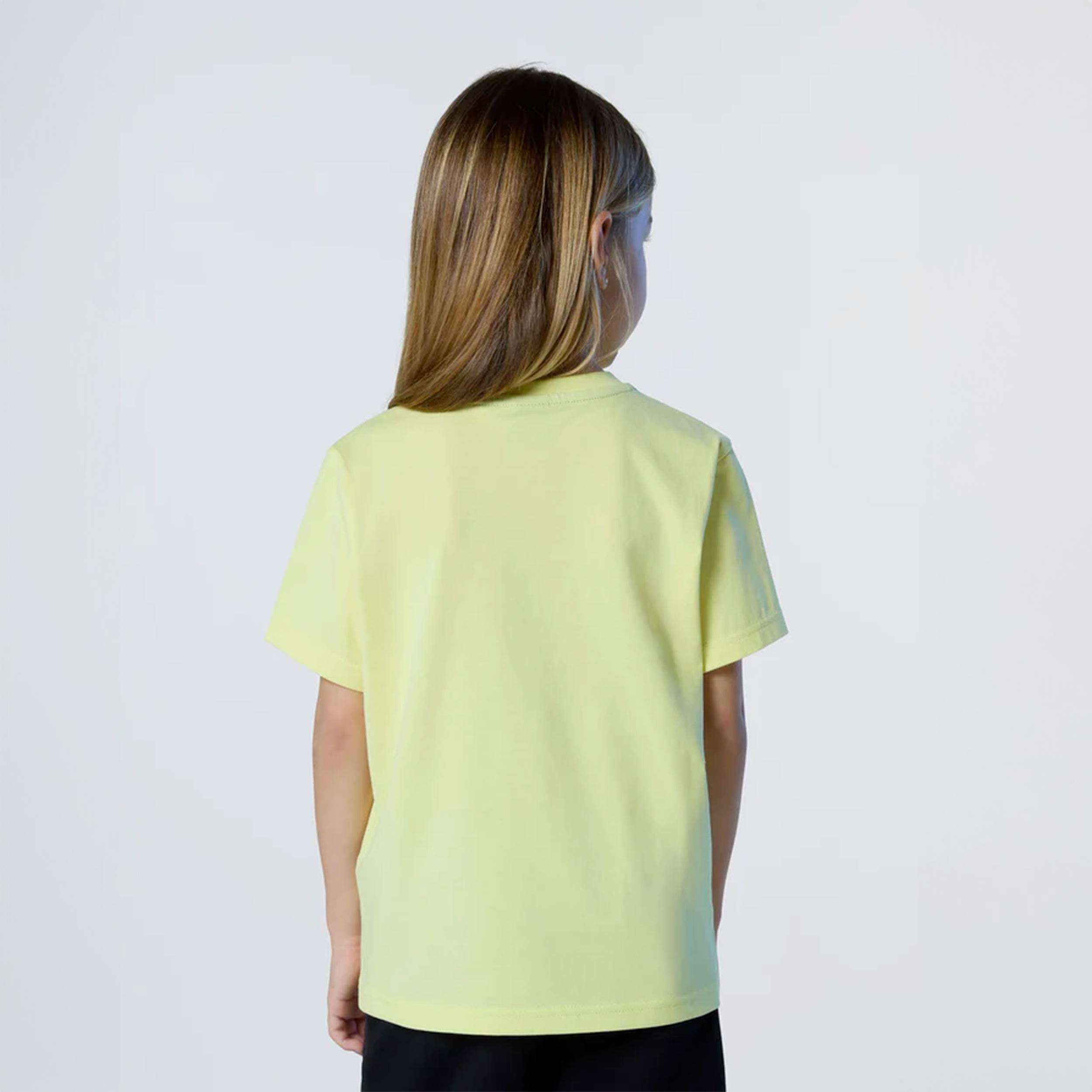 Yellow T-shirt with light blue print by NORTH SAILS