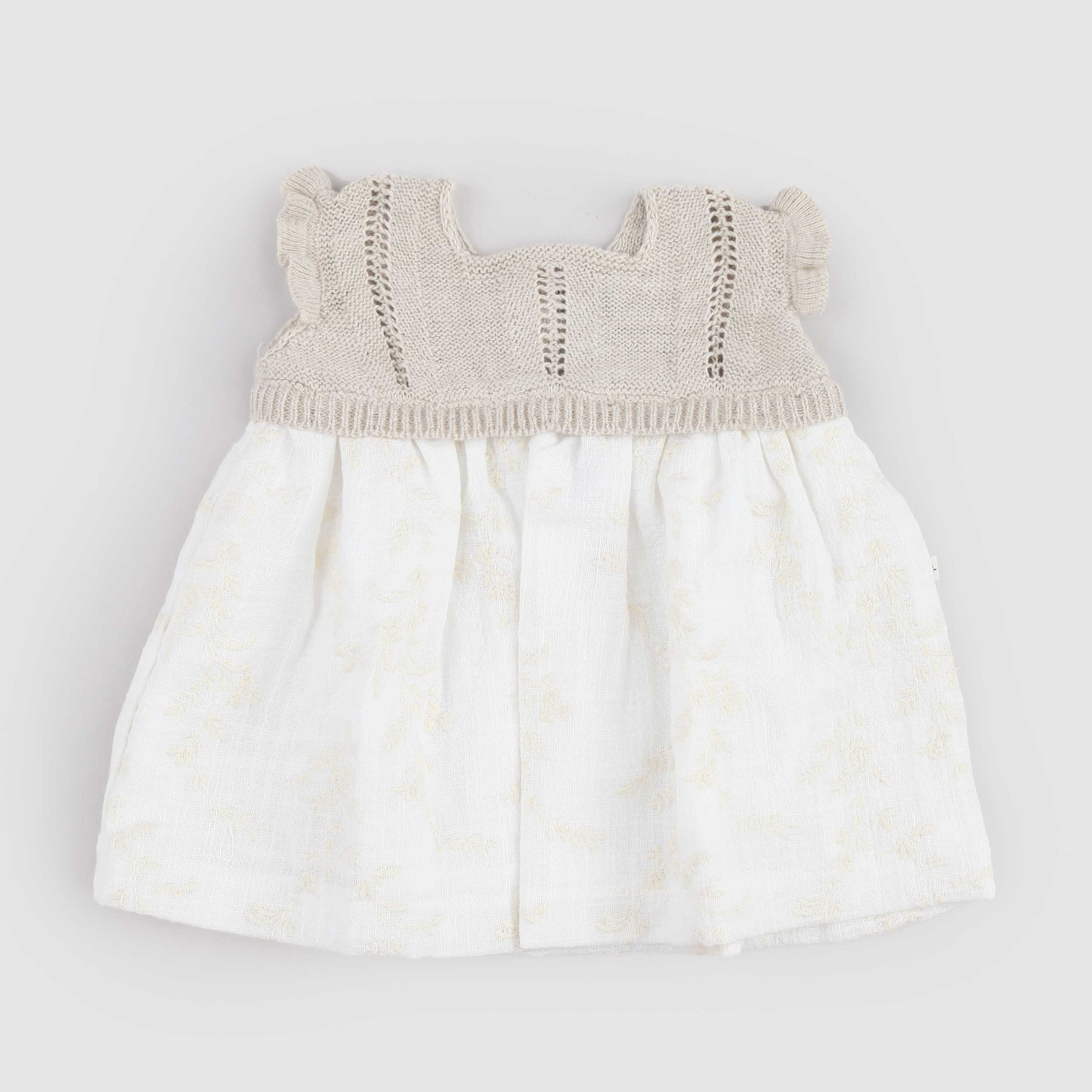 Abito in Ecru Firmato ONE MORE IN THE FAMILY