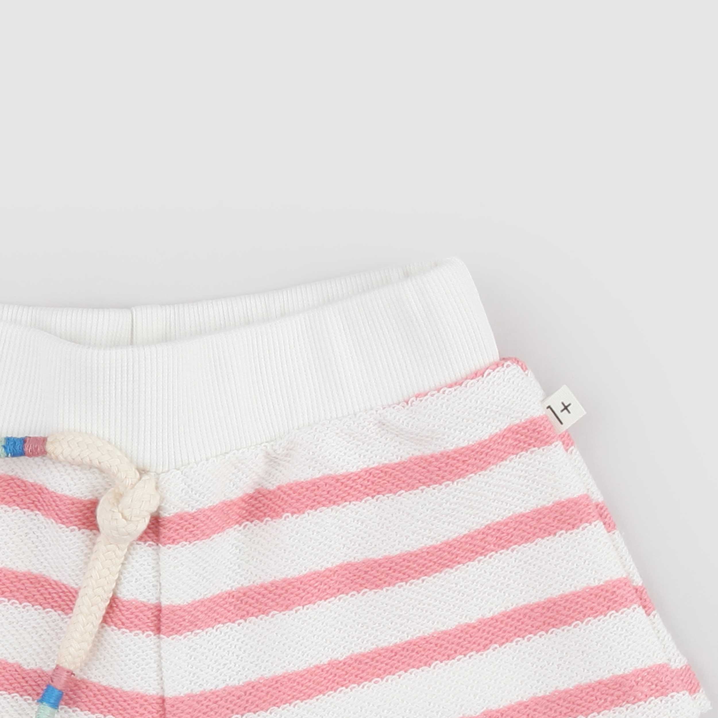 Shorts Color Latte e Salmone Firmati ONE MORE IN THE FAMILY