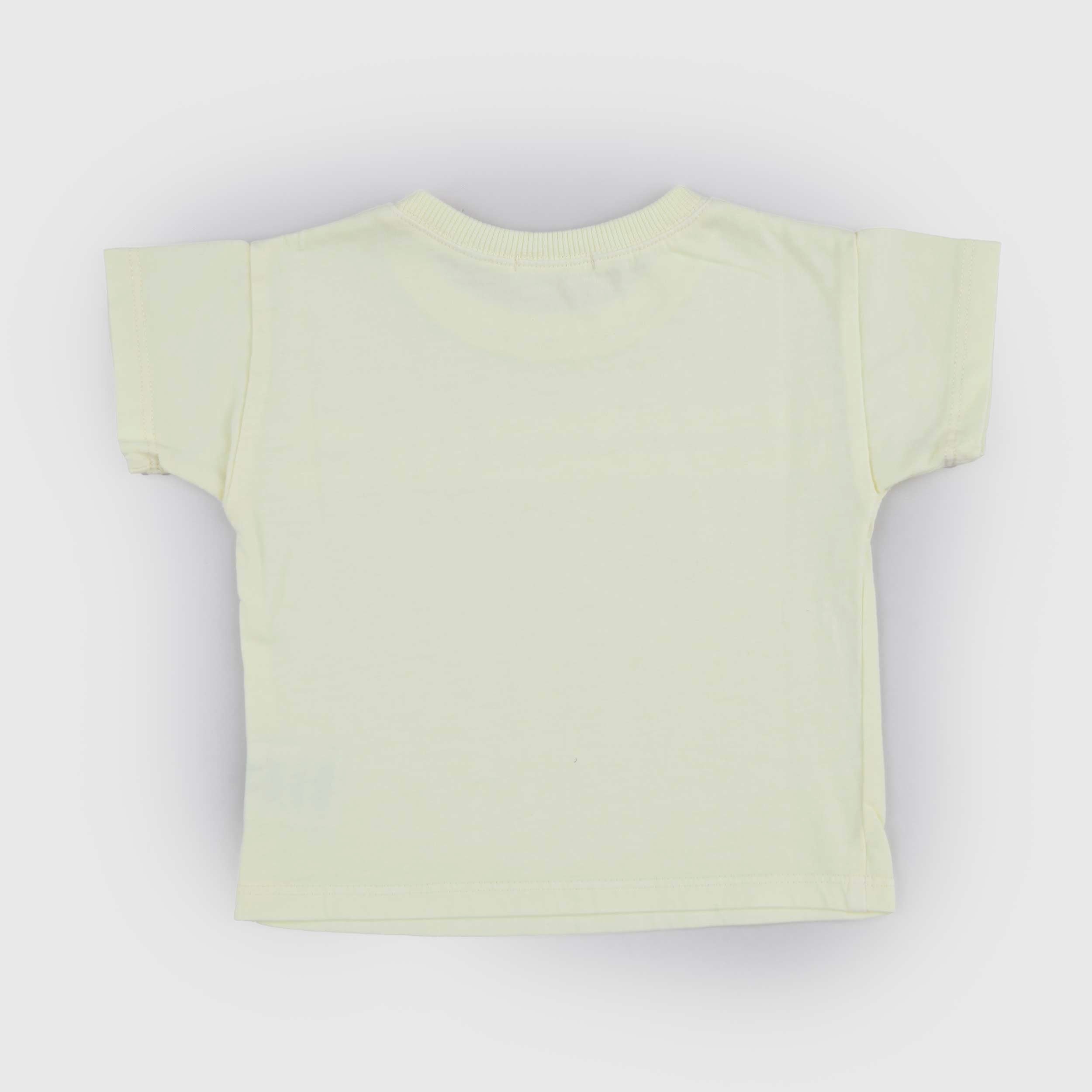 T-shirt Gialla con Stampa Iconica Firmata ONE MORE IN THE FAMILY