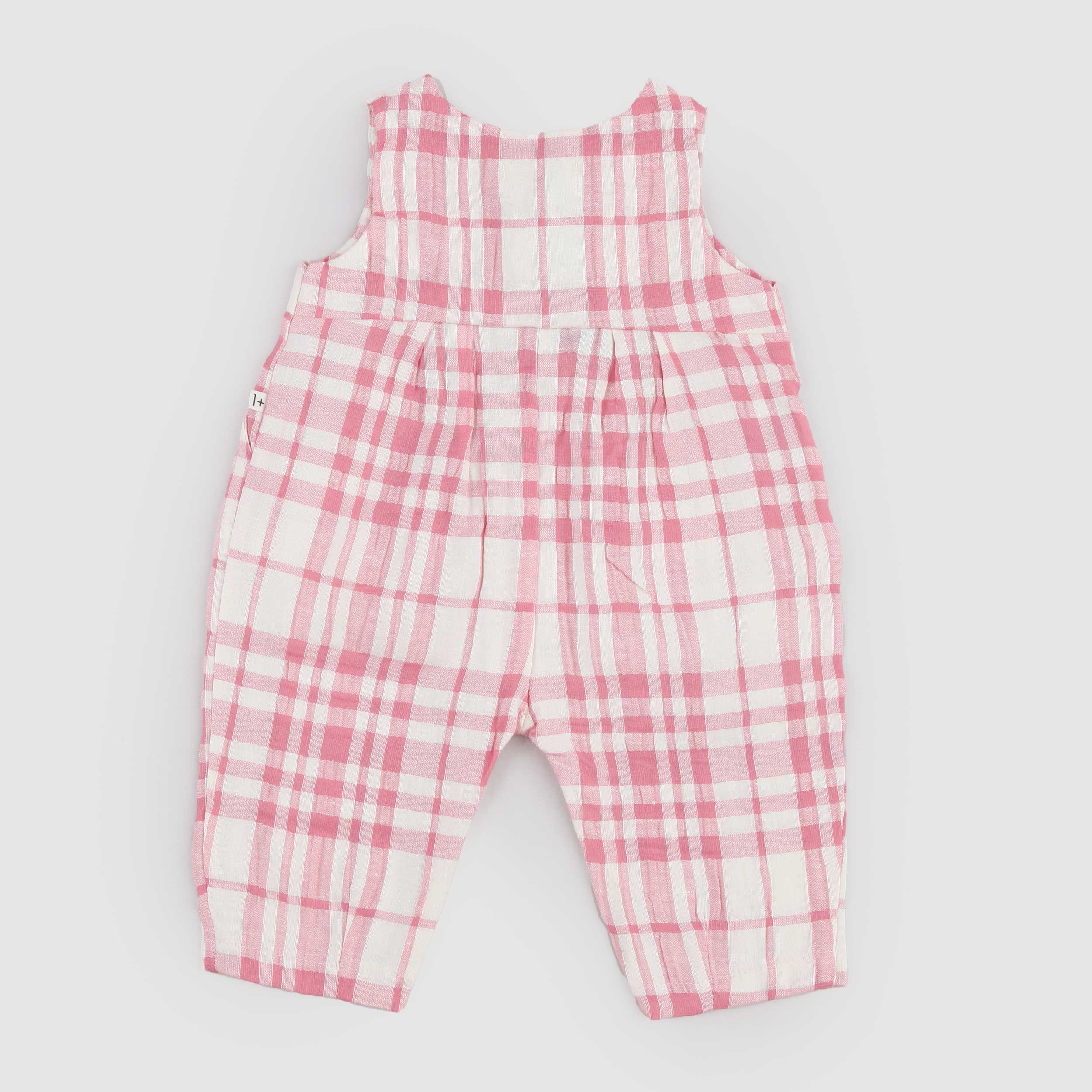 Tutina Rosa con Bottoni in Legno Firmata ONE MORE IN THE FAMILY