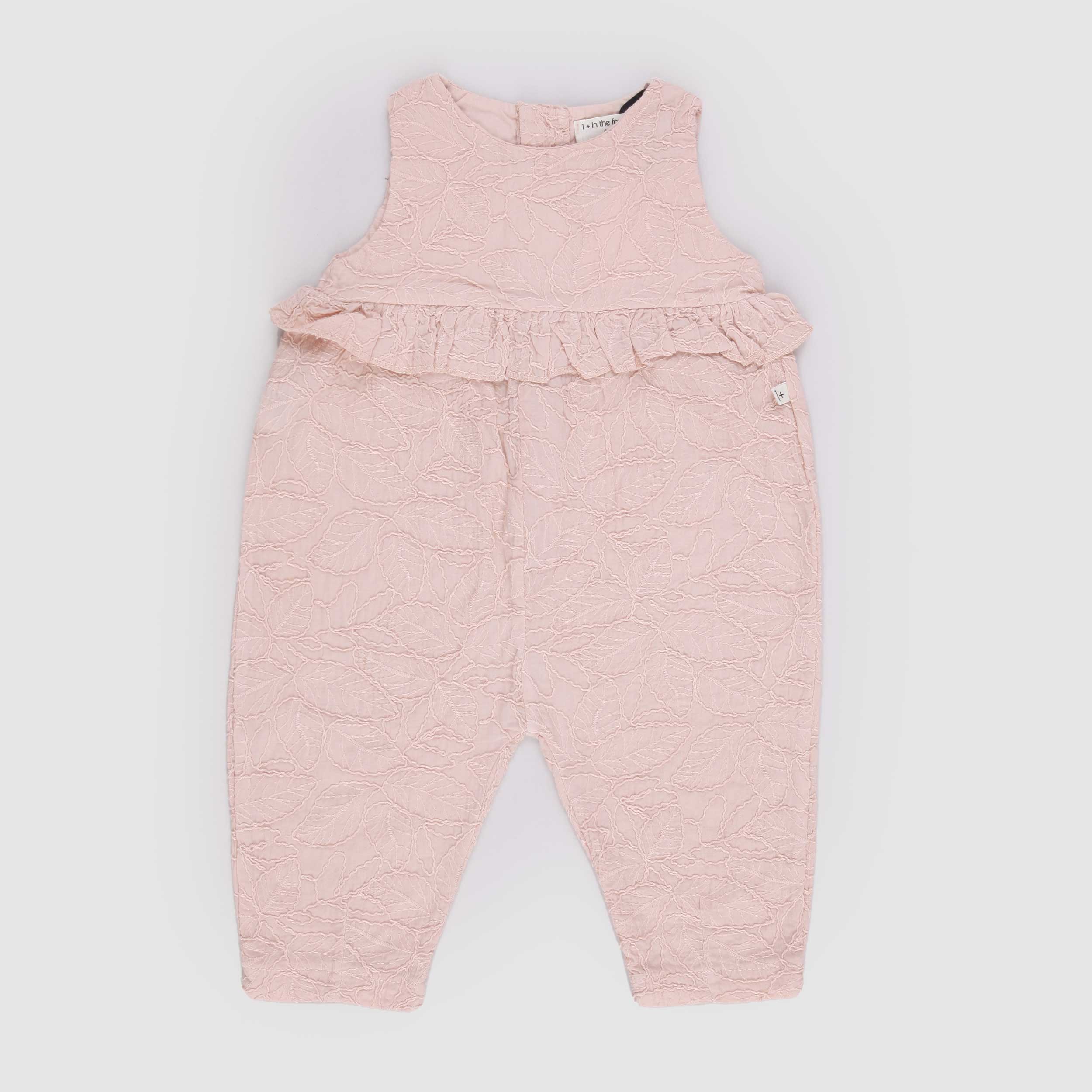 Tutina Rosa Cipria Smanicata Firmata ONE MORE IN THE FAMILY