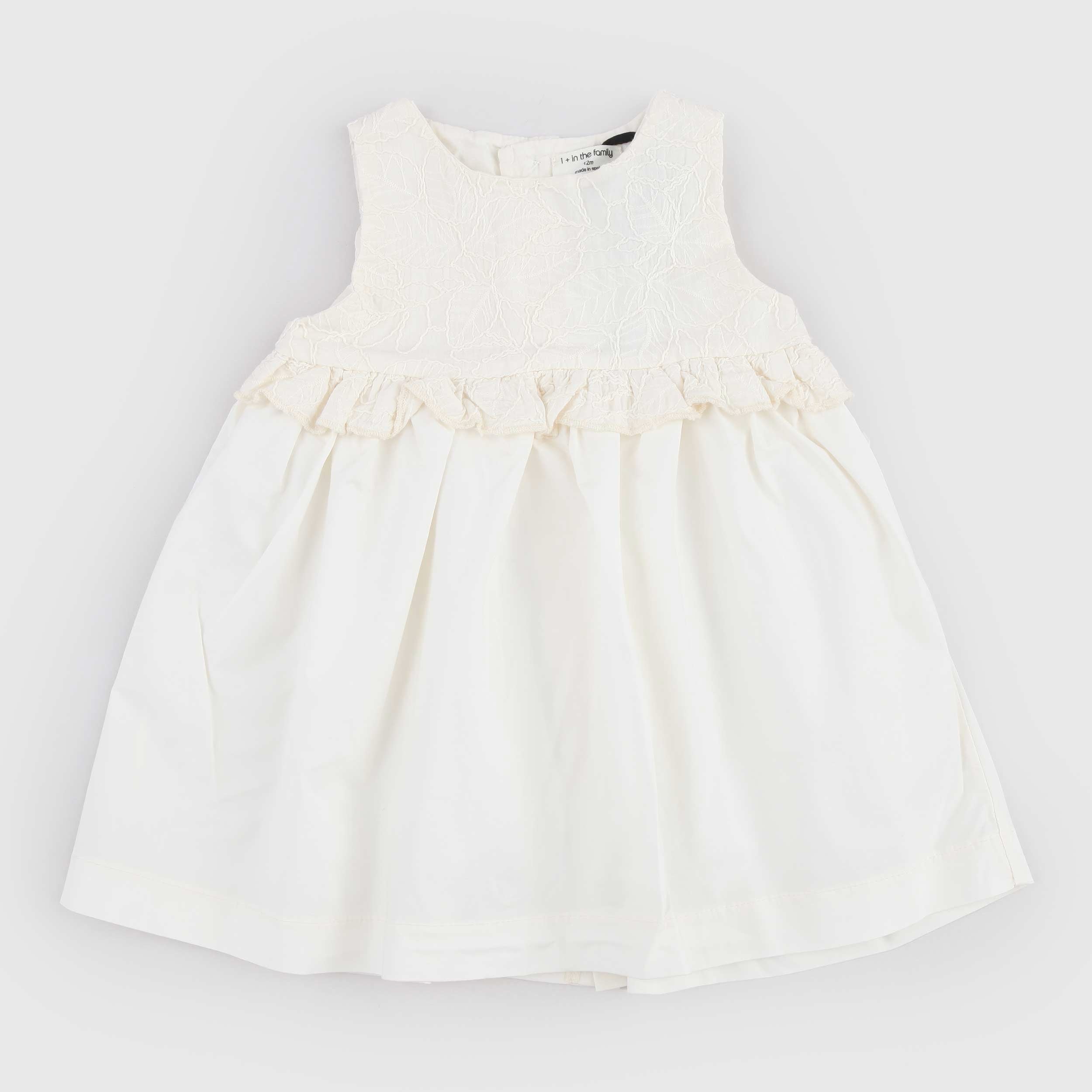 Abito Color Latte Firmato ONE MORE IN THE FAMILY