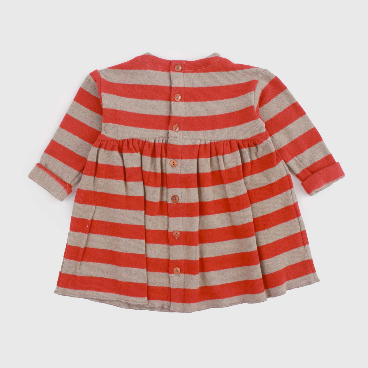 Red and Dove Dress for Newborn by ONE MORE IN THE FAMILY