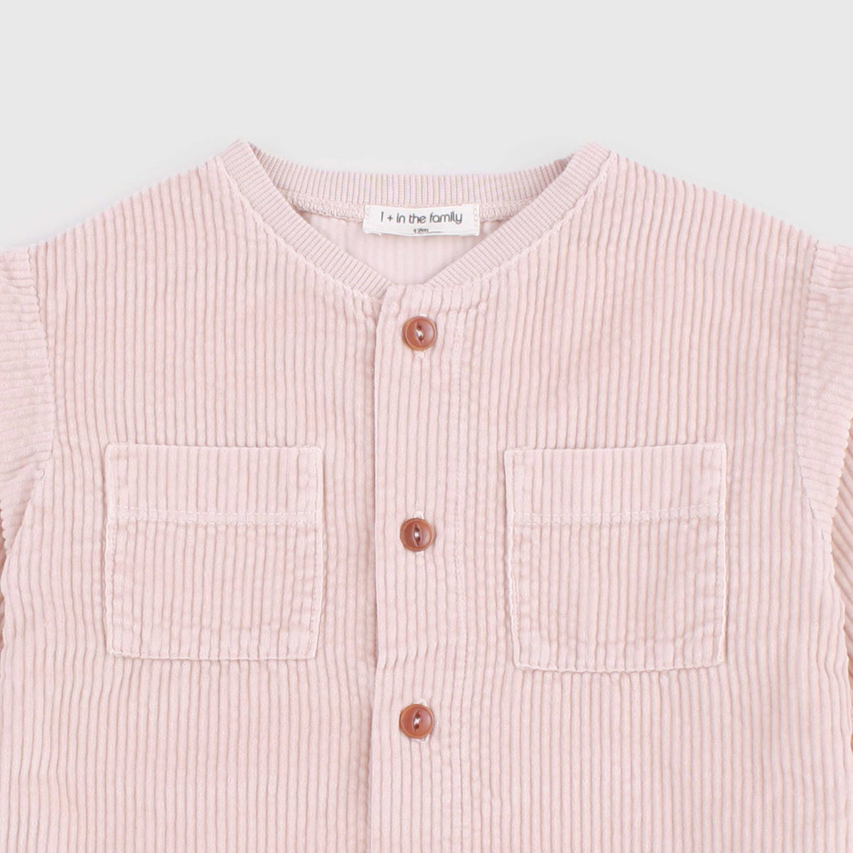 Pink Blush Velvet Dress for Newborn by ONE MORE IN THE FAMILY