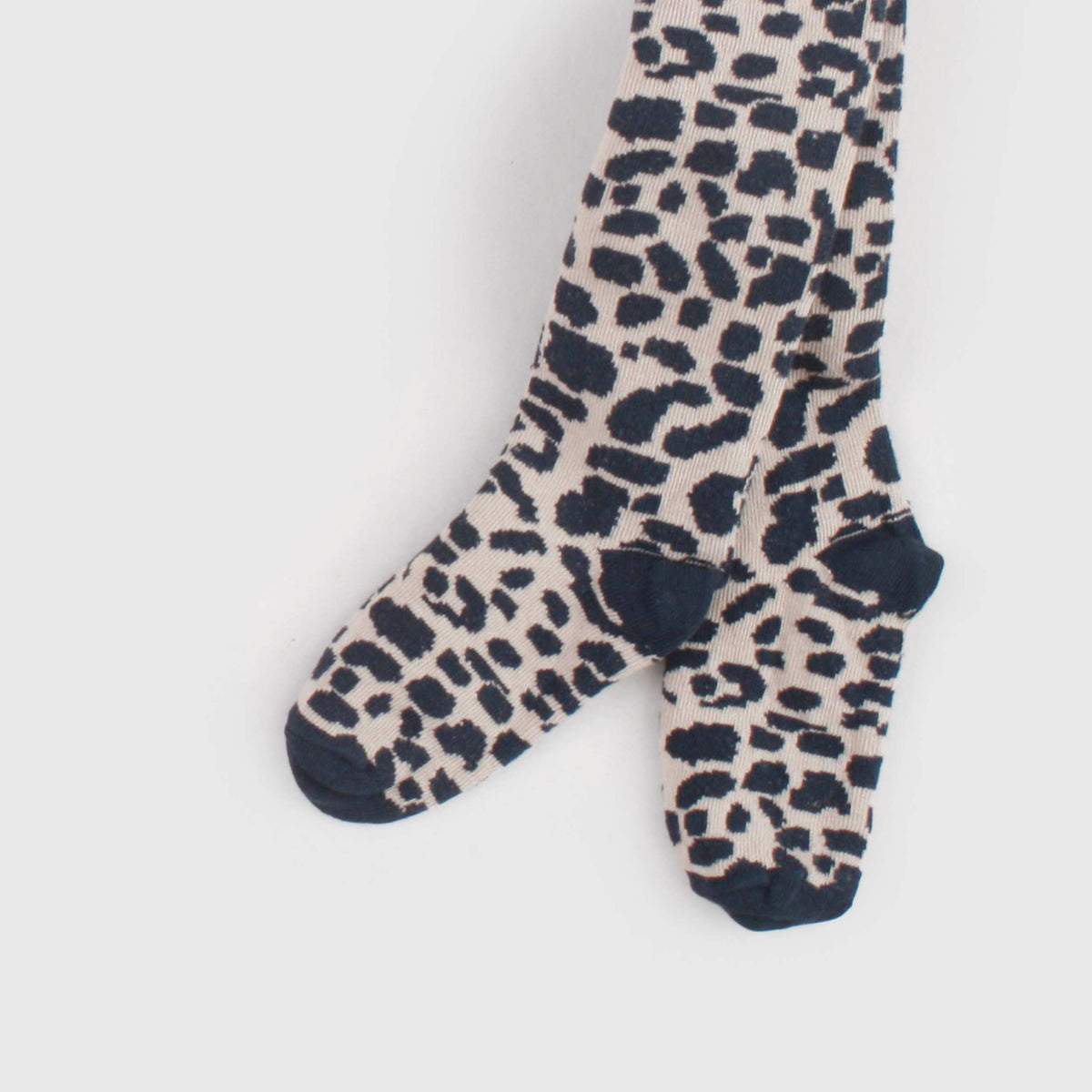 Blue and Beige Spotted Tights for Neonata by ONE MORE IN THE FAMILY