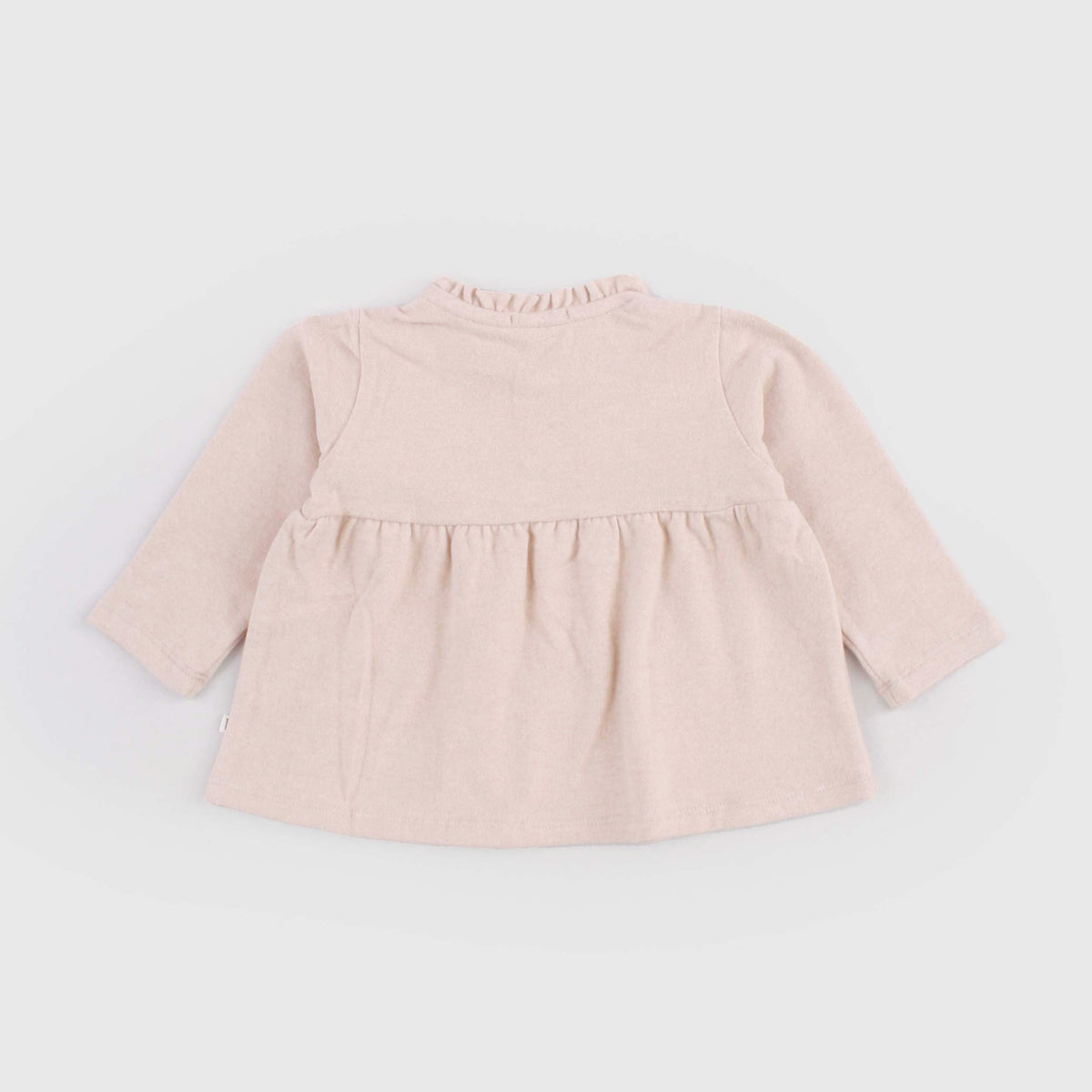 Light Pink Button-Up Sweater for Newborn by ONE MORE IN THE FAMILY