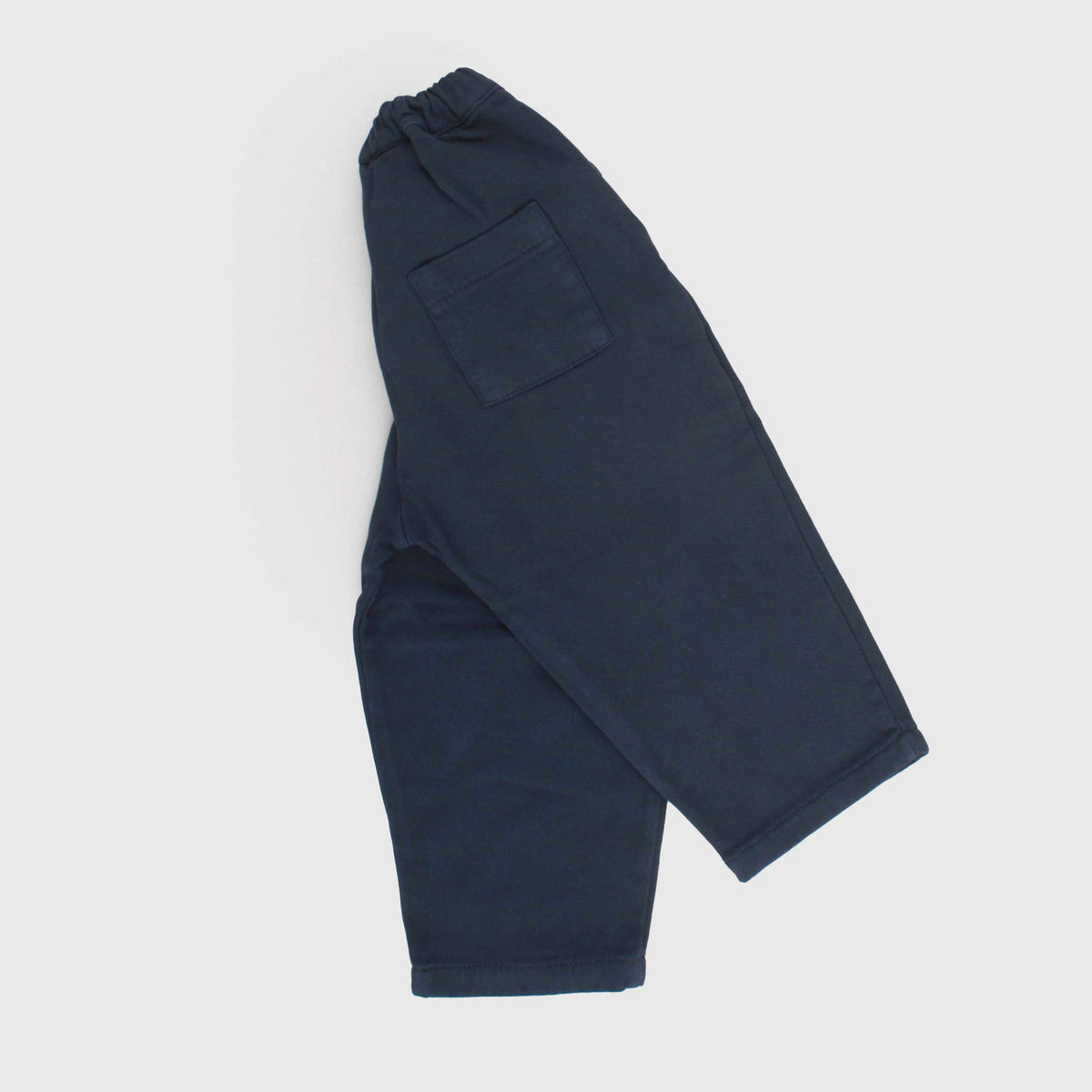 Elasticized Blue Trousers for Newborn by ONE MORE IN THE FAMILY