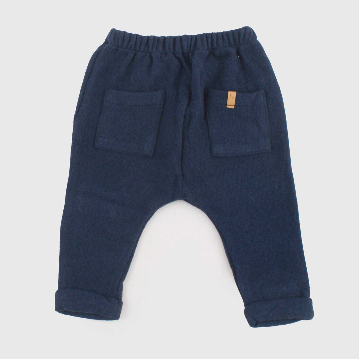 Blue Trousers with Pockets for Newborn by ONE MORE IN THE FAMILY