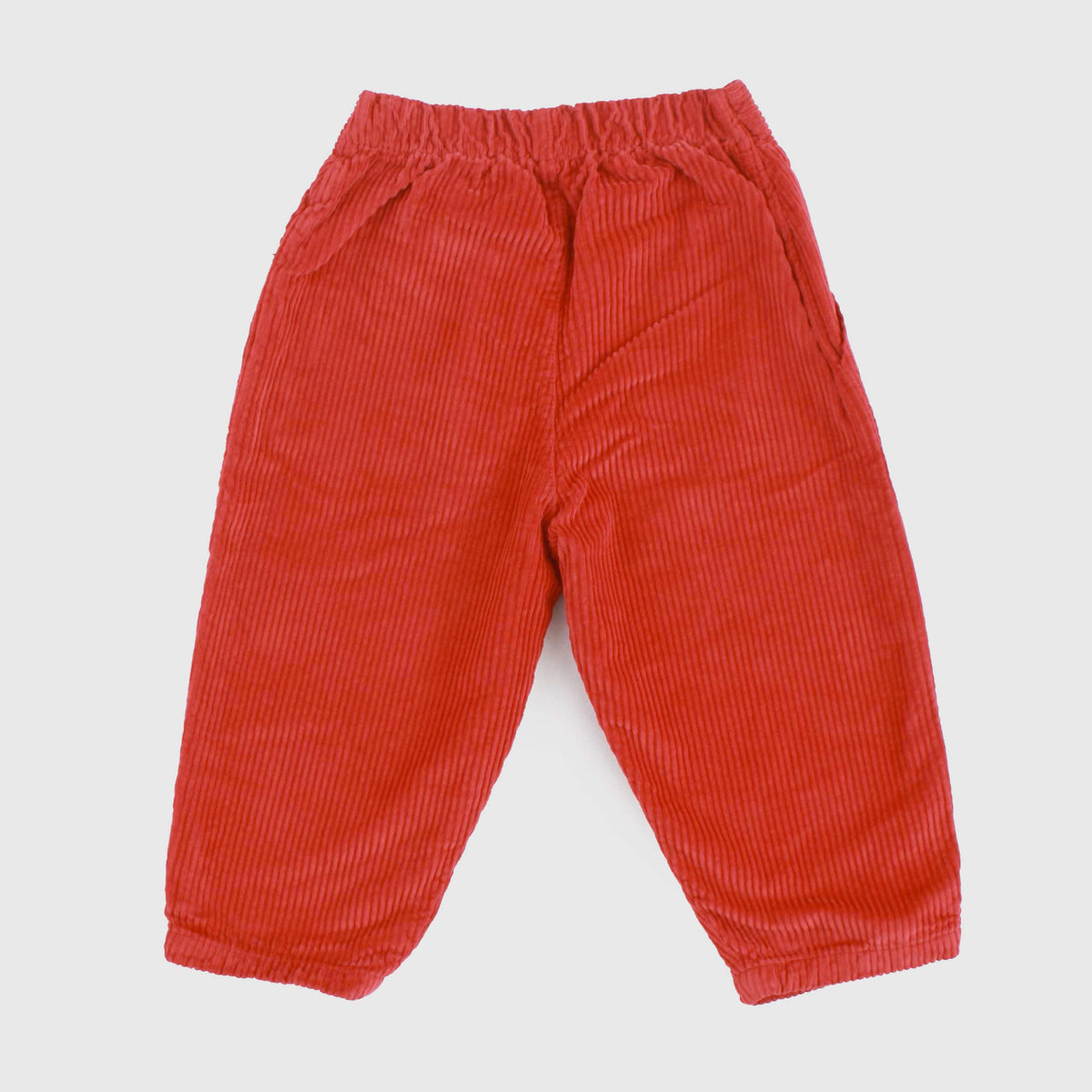 Red Ribbed Shorts for Newborns by ONE MORE IN THE FAMILY