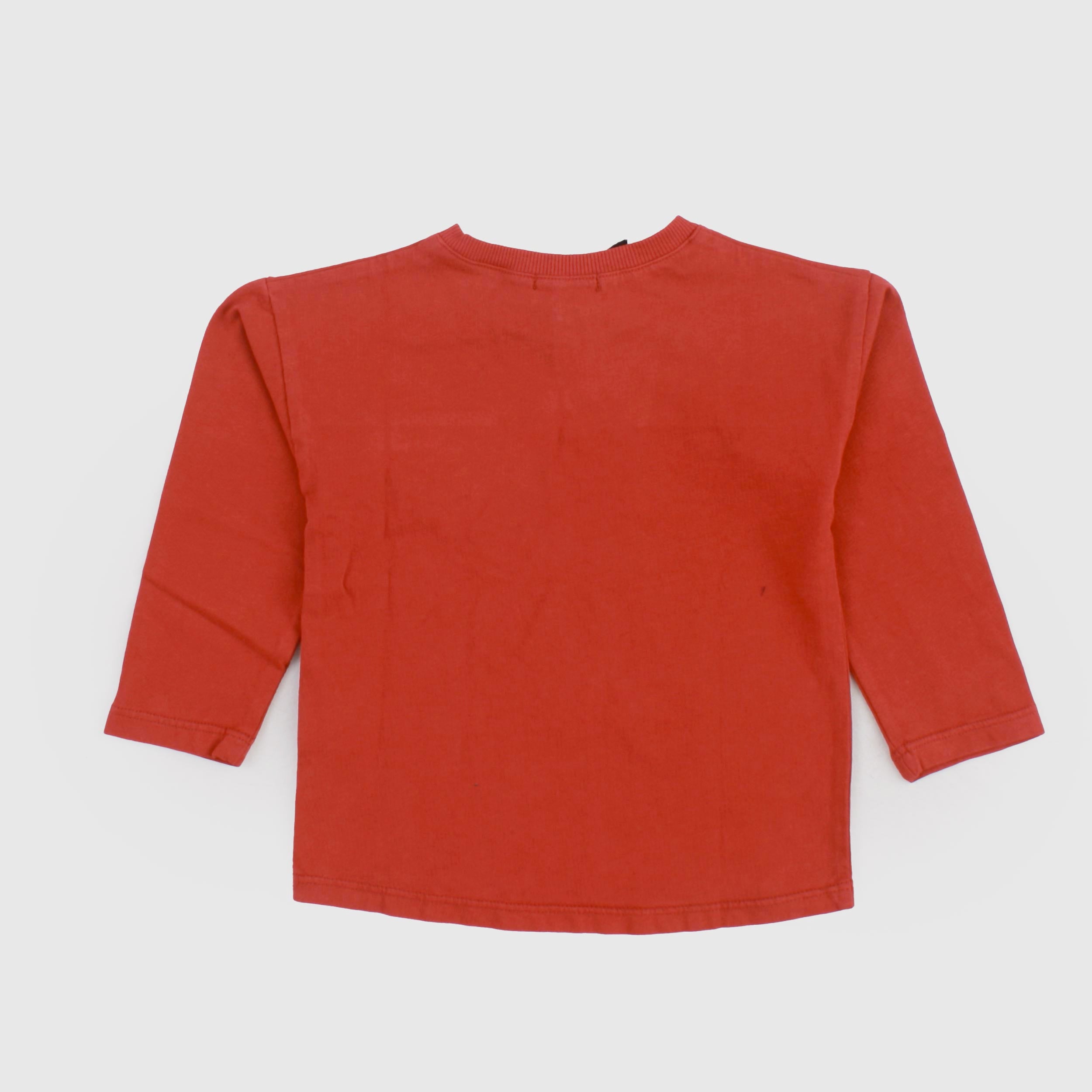 T-shirt Rossa con Taschino per Neonato by ONE MORE IN THE FAMILY