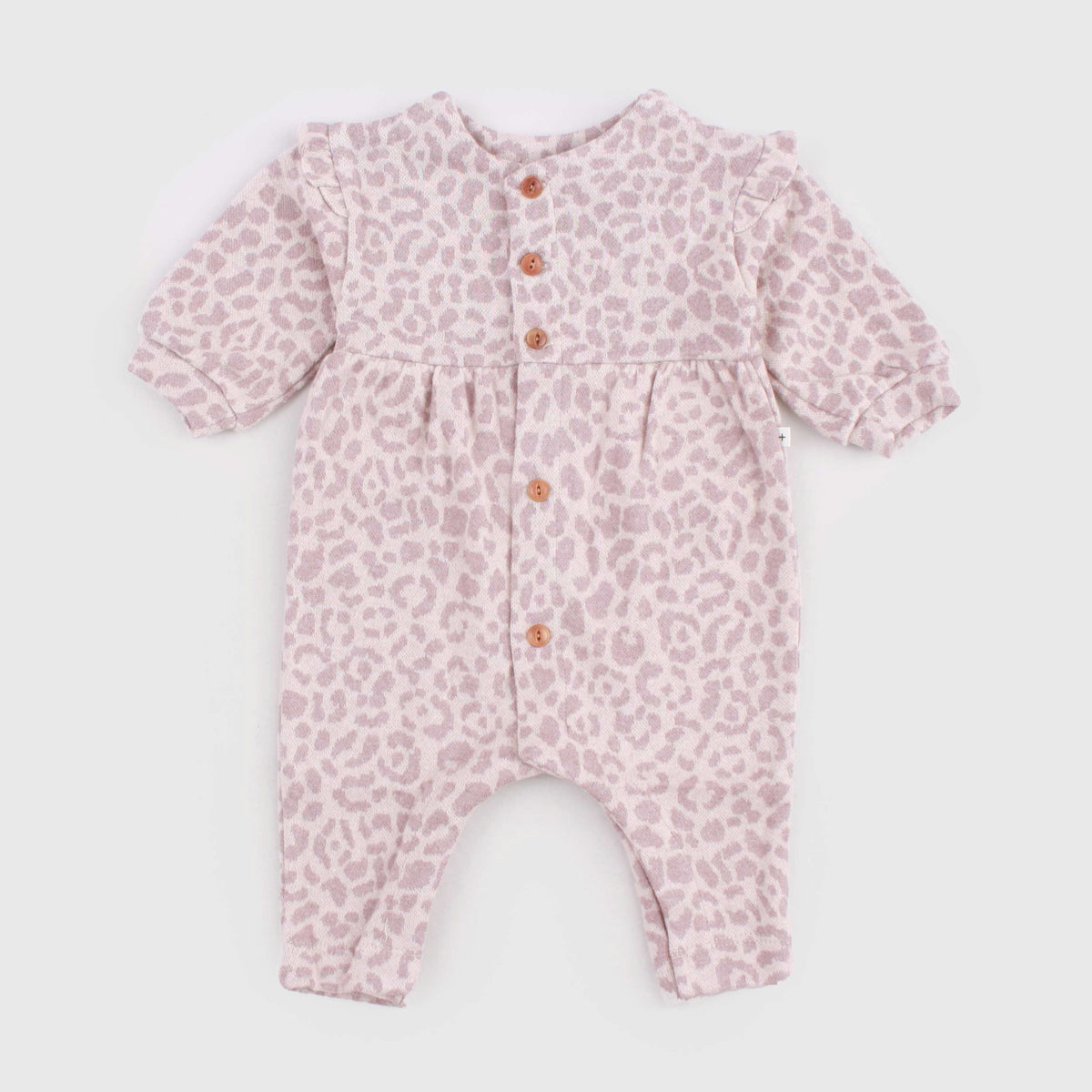 Pink Blush Spotted onesie for Newborn by ONE MORE IN THE FAMILY