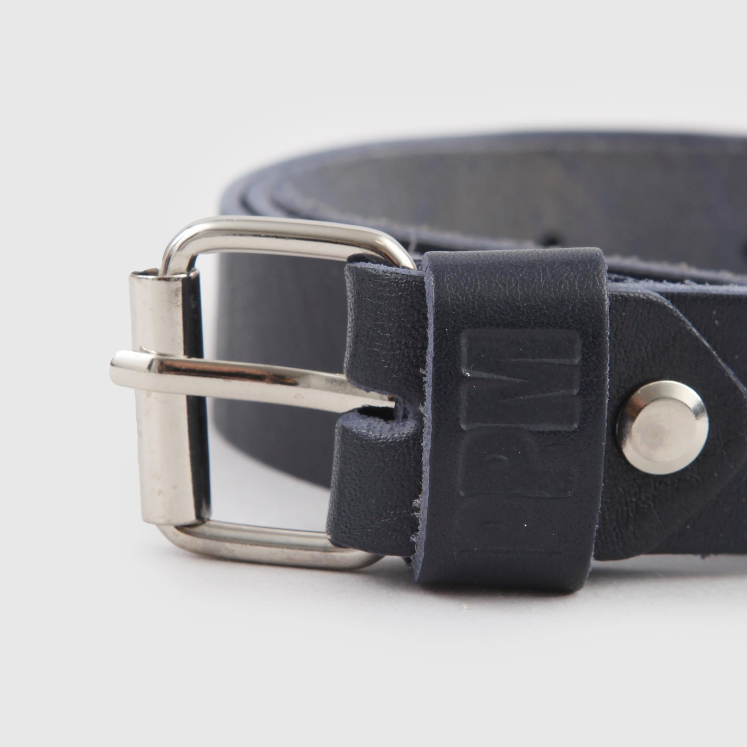 Blue Belt with Buckle by PAOLO PECORA