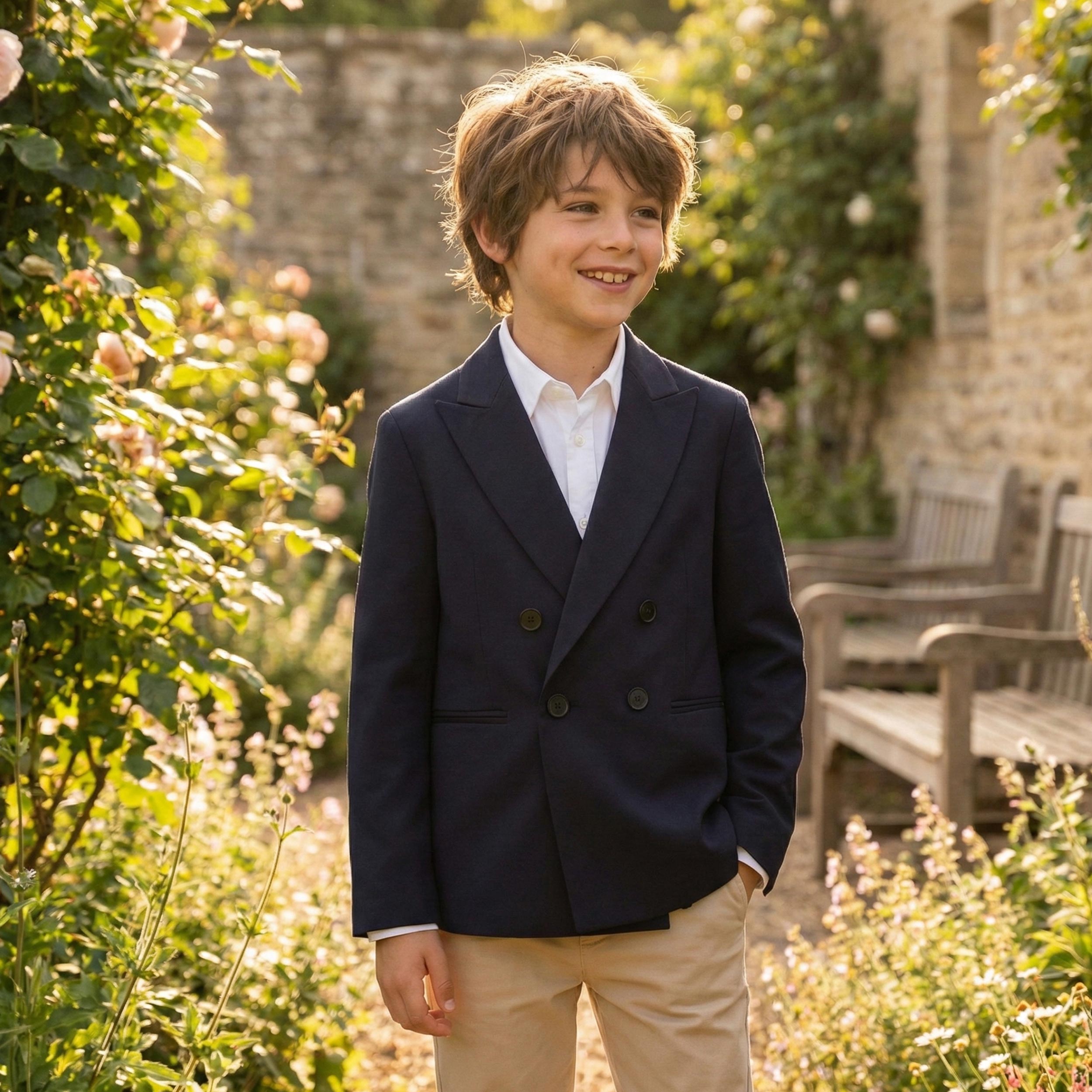 Giacca Doppiopetto Blu Firmata PAOLO PECORA