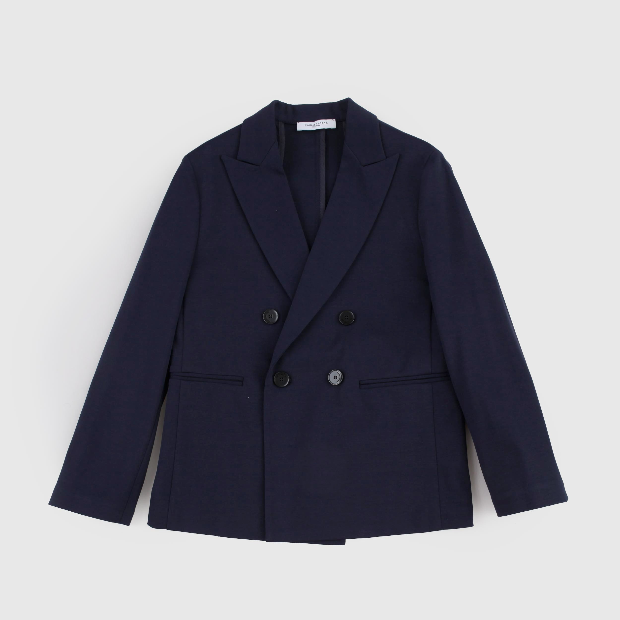 Giacca Doppiopetto Blu Firmata PAOLO PECORA