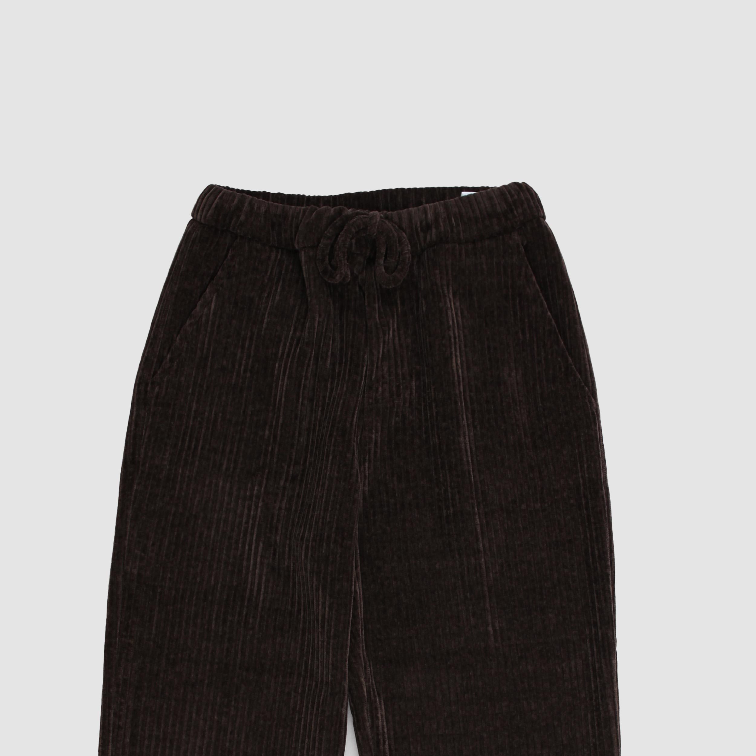 Pantalone in Velluto a Coste Marrone per Ragazzi by PAOLO PECORA