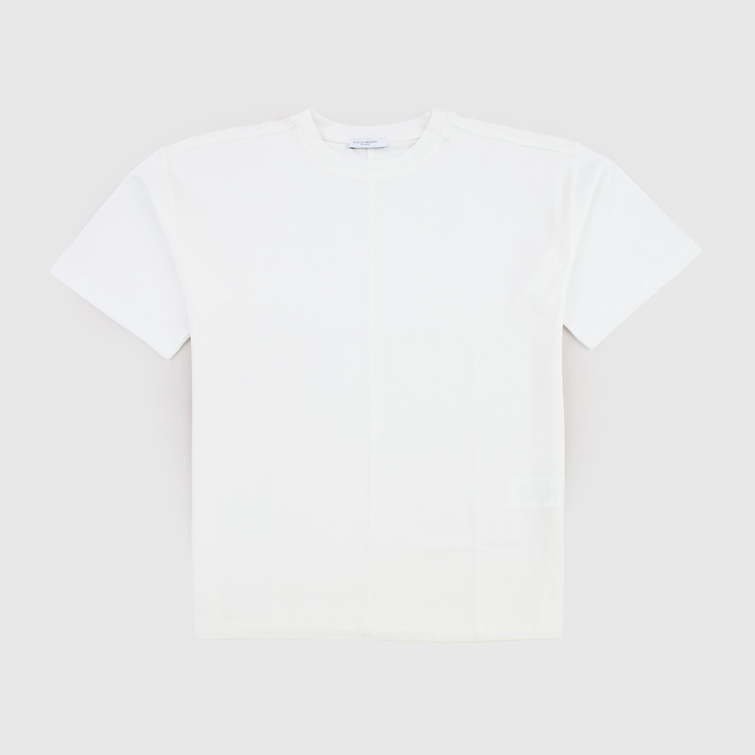 T-shirt Bianca a Mezza Manica per Ragazzo by PAOLO PECORA