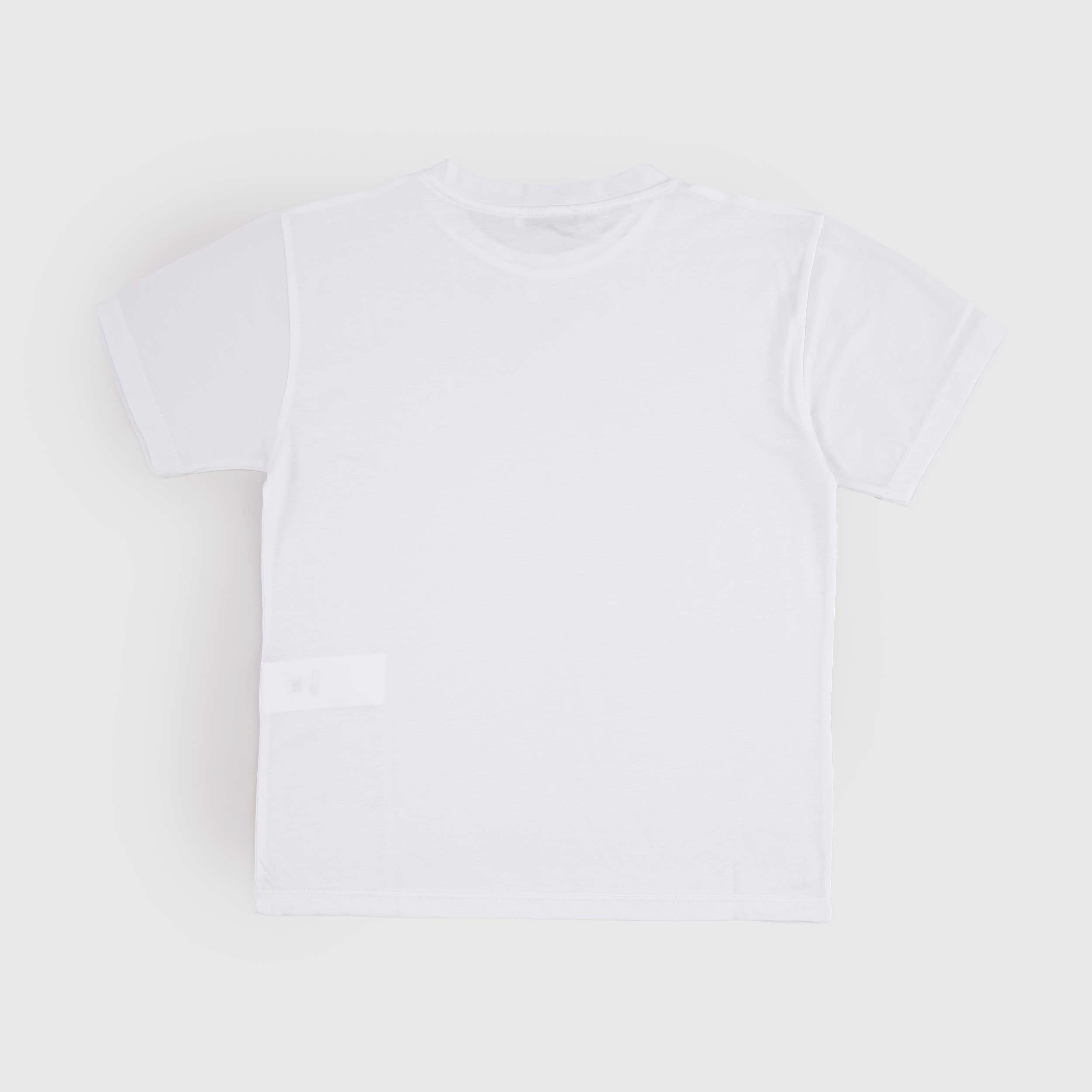 T-shirt Girocollo in Tessuto Fluido Firmata PAOLO PECORA