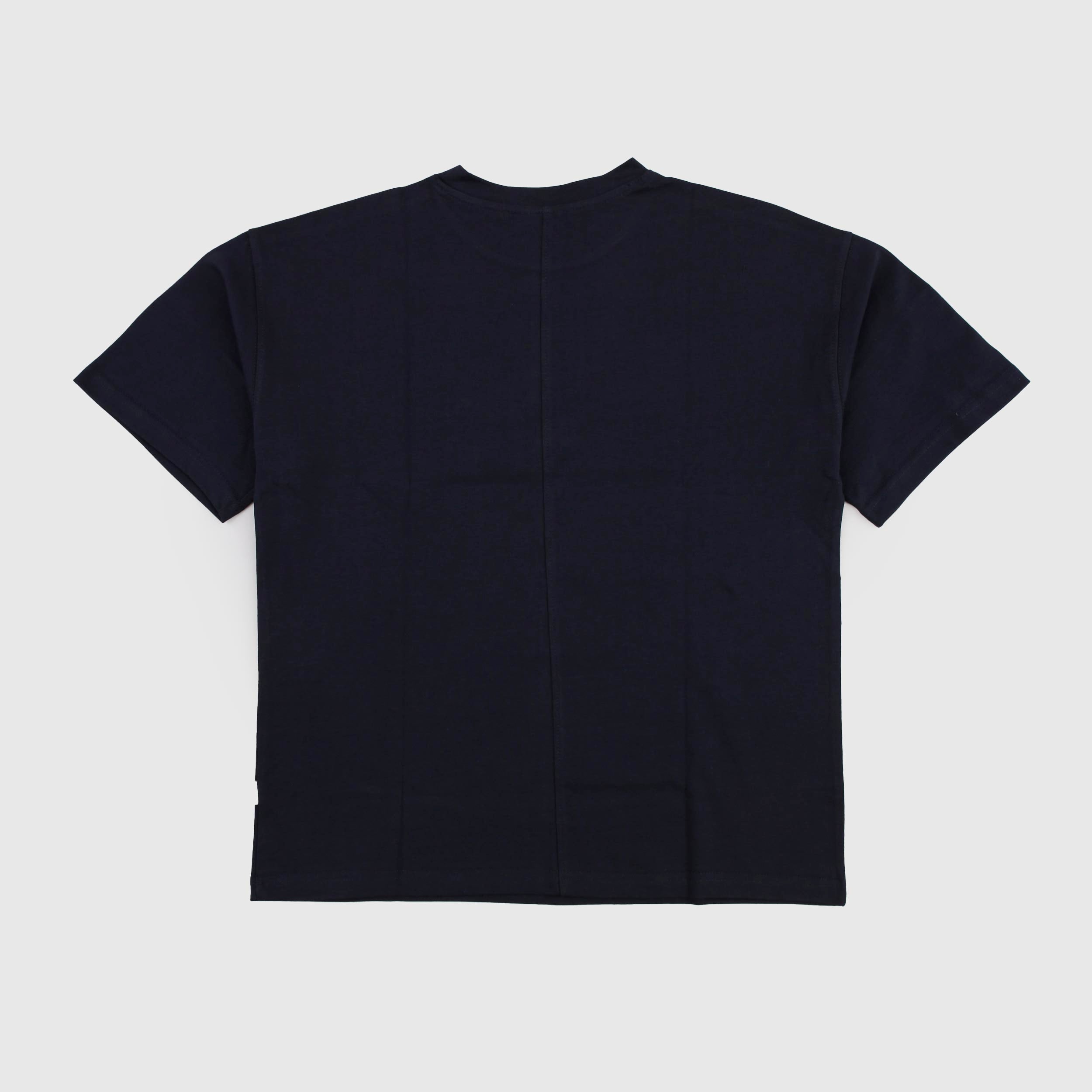 T-shirt Blu a Mezza Manica per Ragazzo by PAOLO PECORA