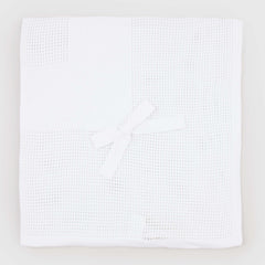 White Cover with Applied Bow Signed PECESA