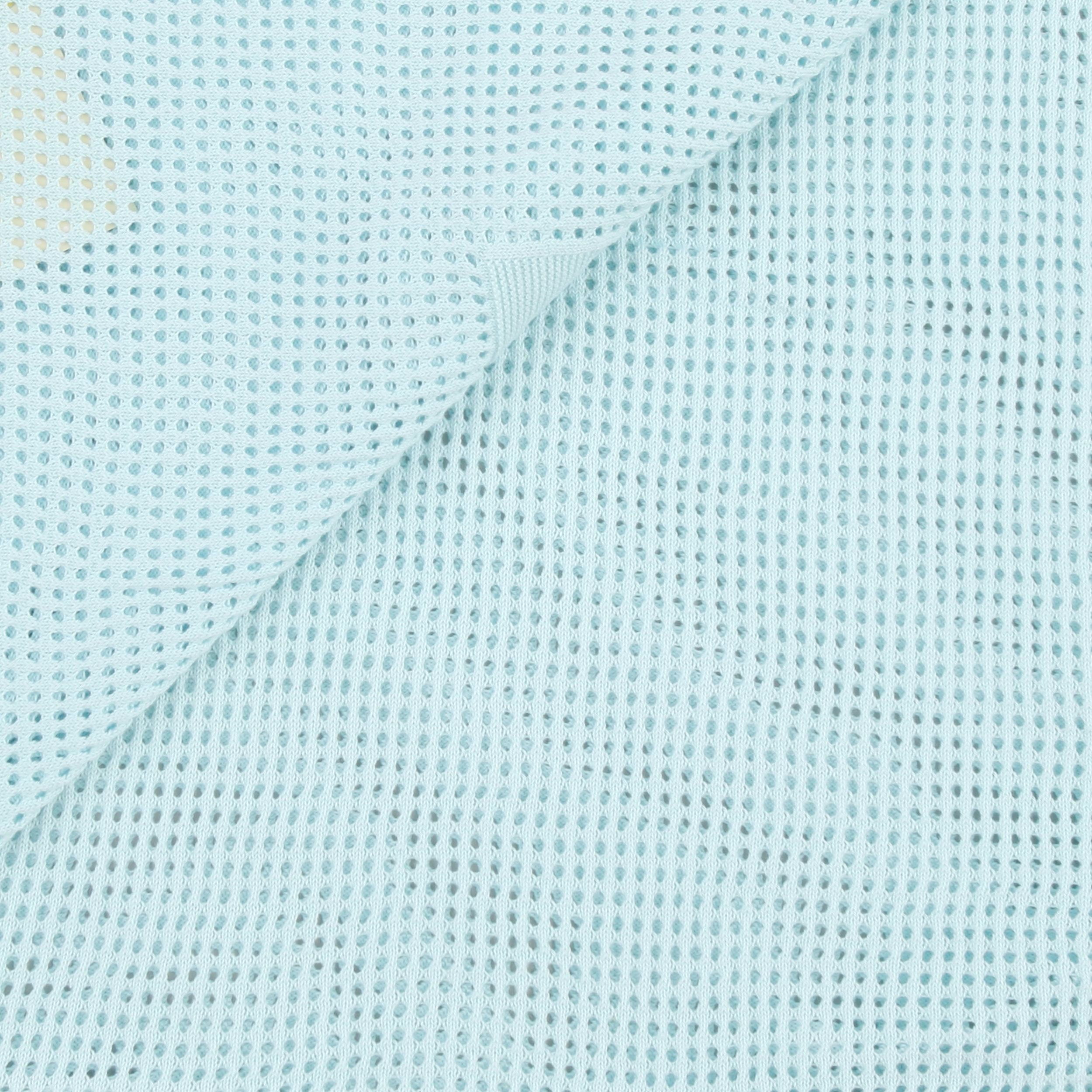 Copertina Celeste con Fiocco Applicato Firmata PECESA