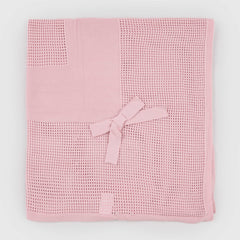 Pink Cover with Applied Bow Signed PECESA