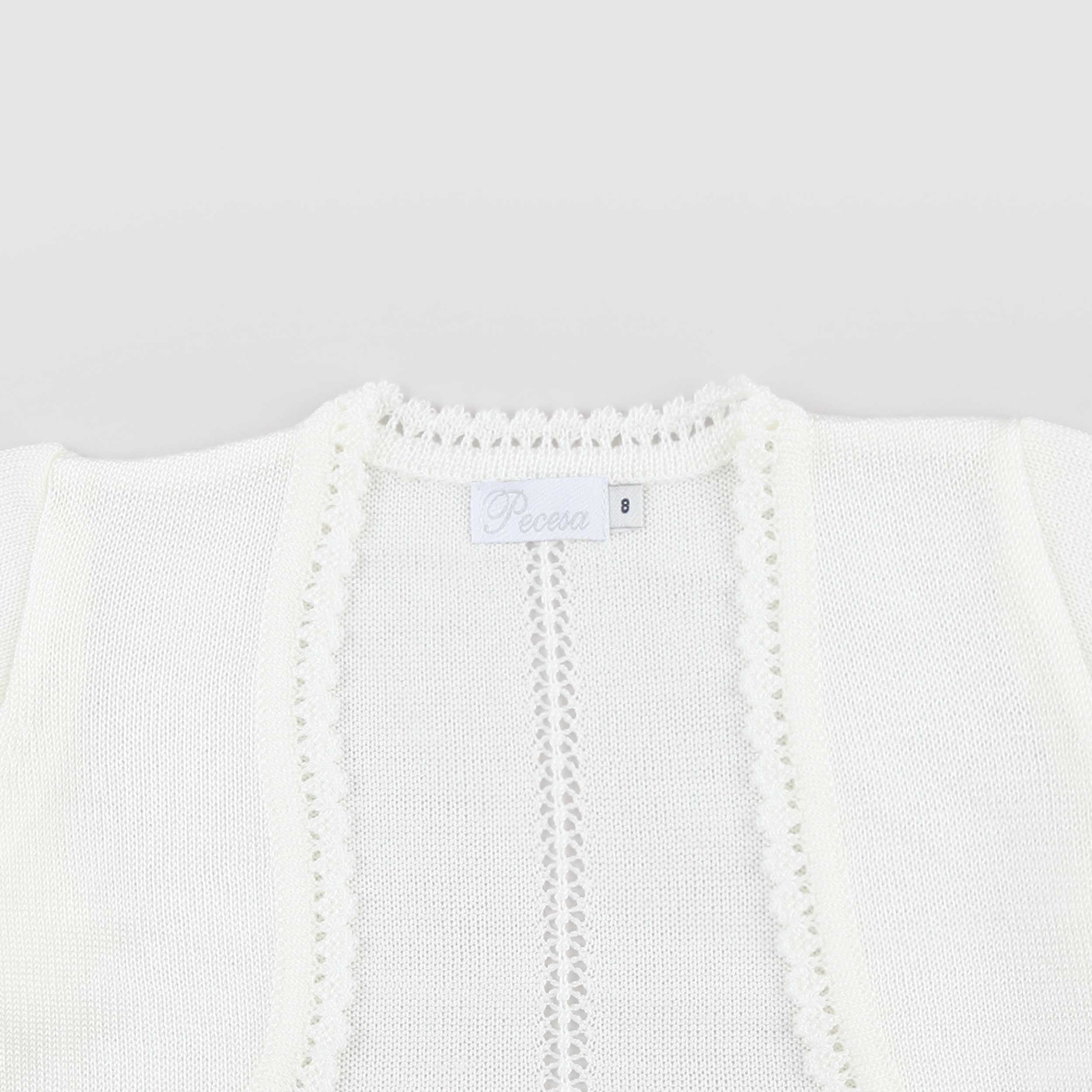 Copri spalle Color Latte Firmato PECESA