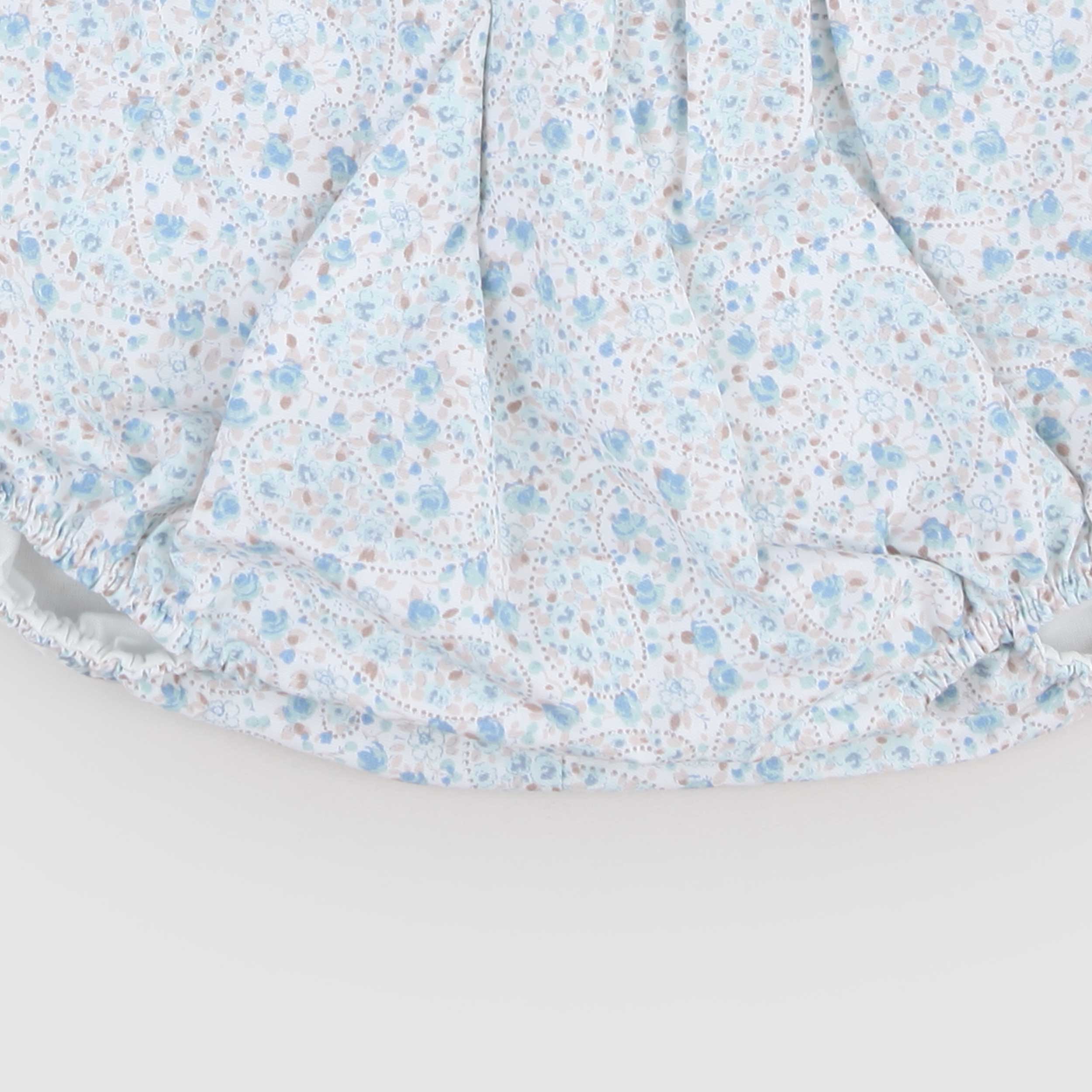 Light Blue Knitted Romper by PECESA