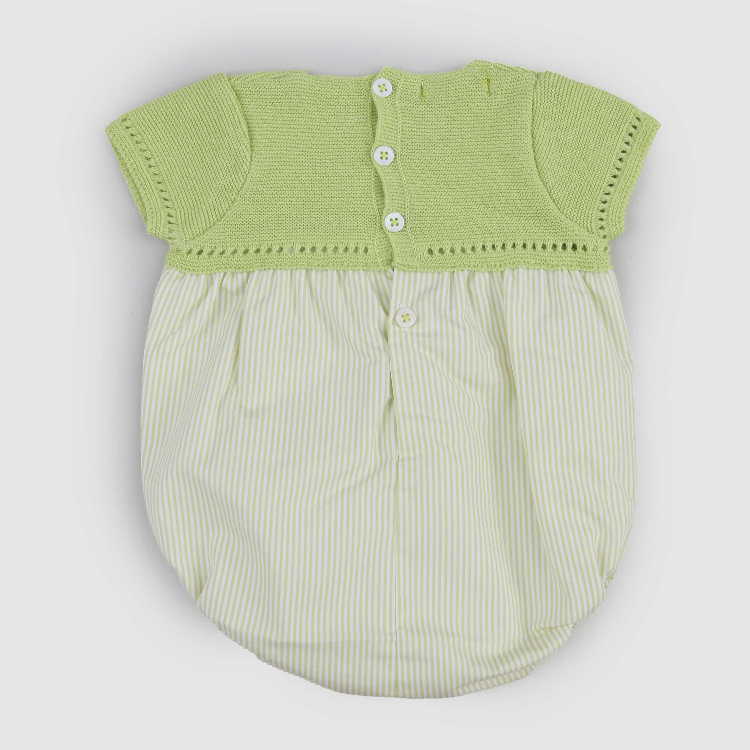 Pagliaccetto Verde Due Tessuti Firmato PECESA