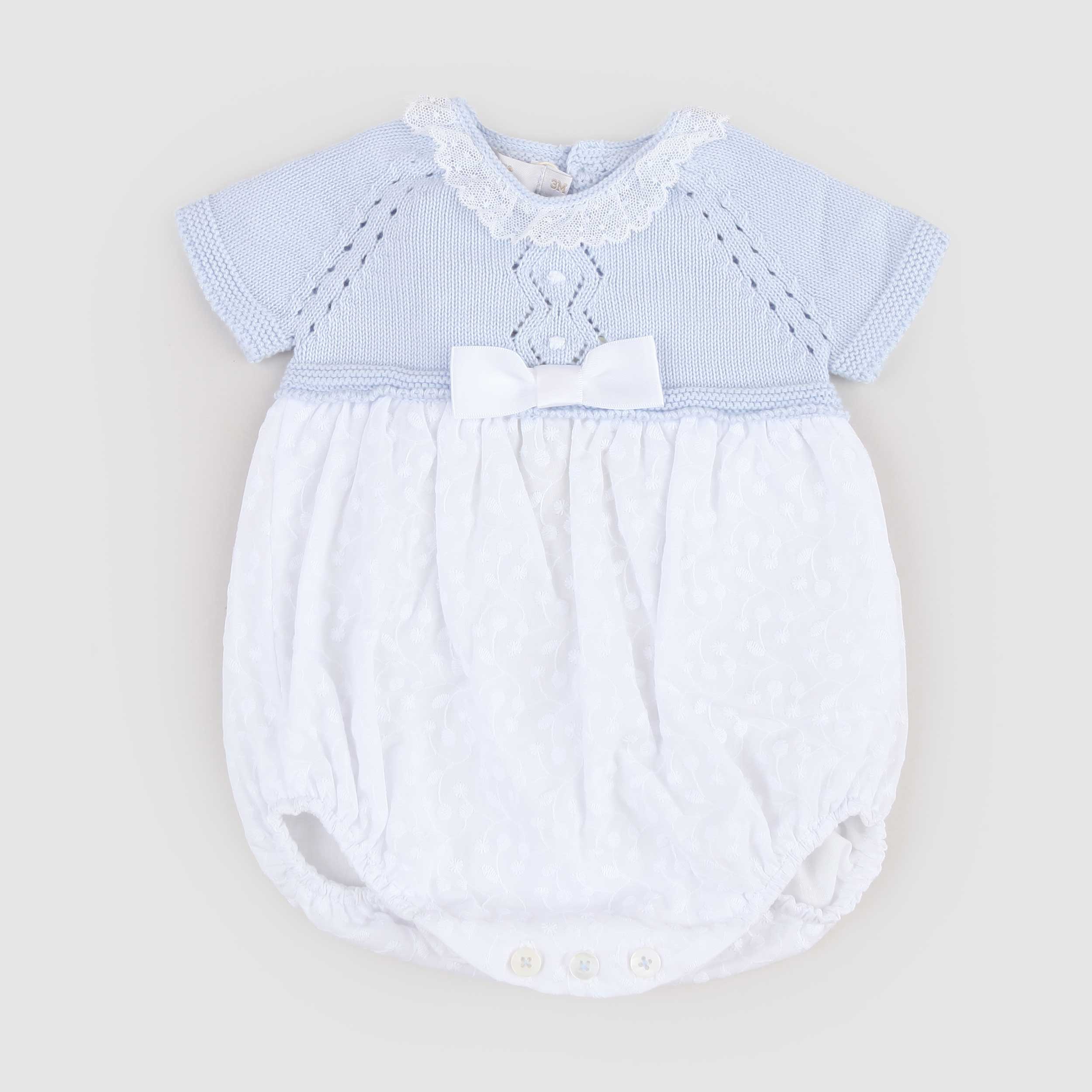 Pagliaccetto Bianco e Celeste Firmato PECESA