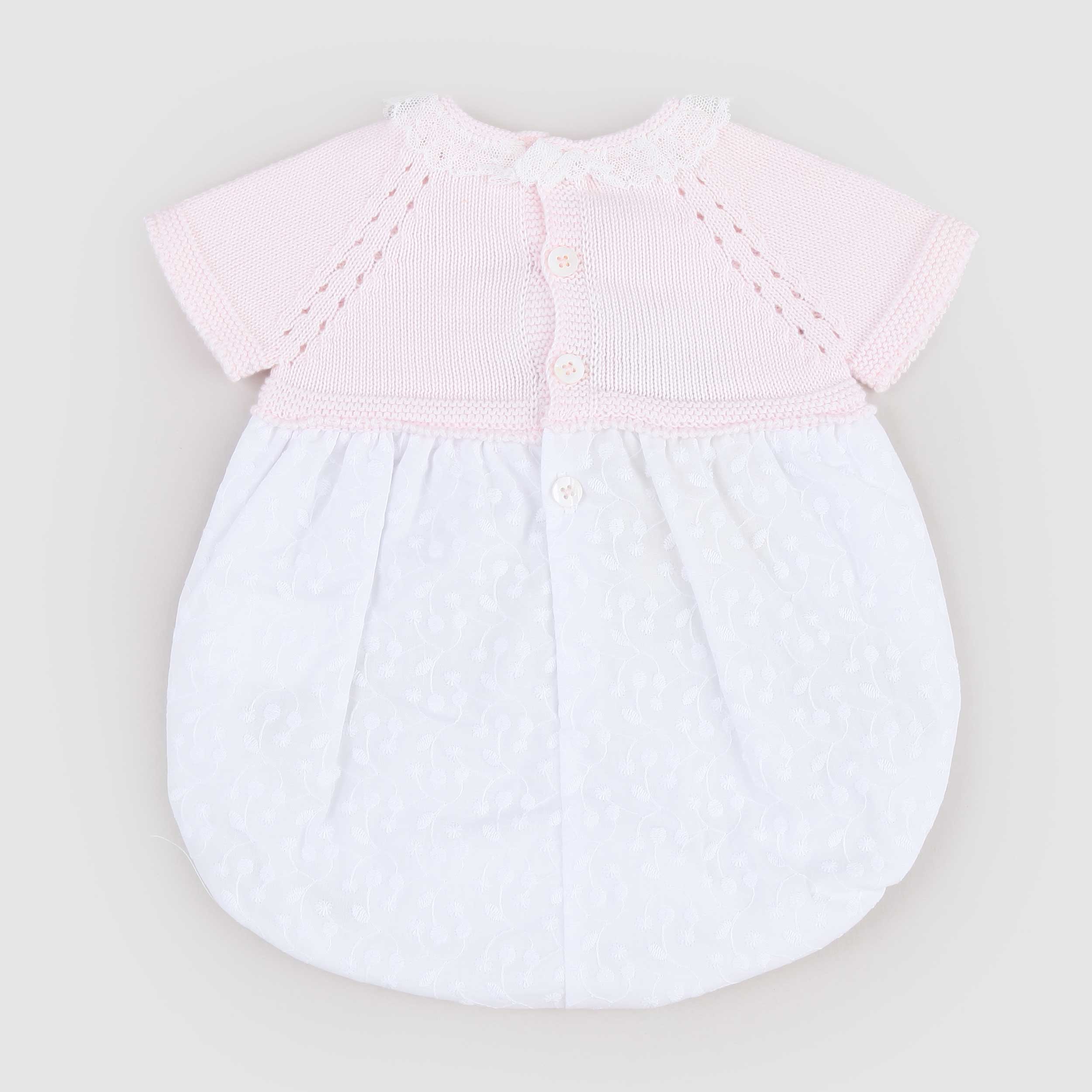 Pagliaccetto Bianco e Rosa Firmato PECESA