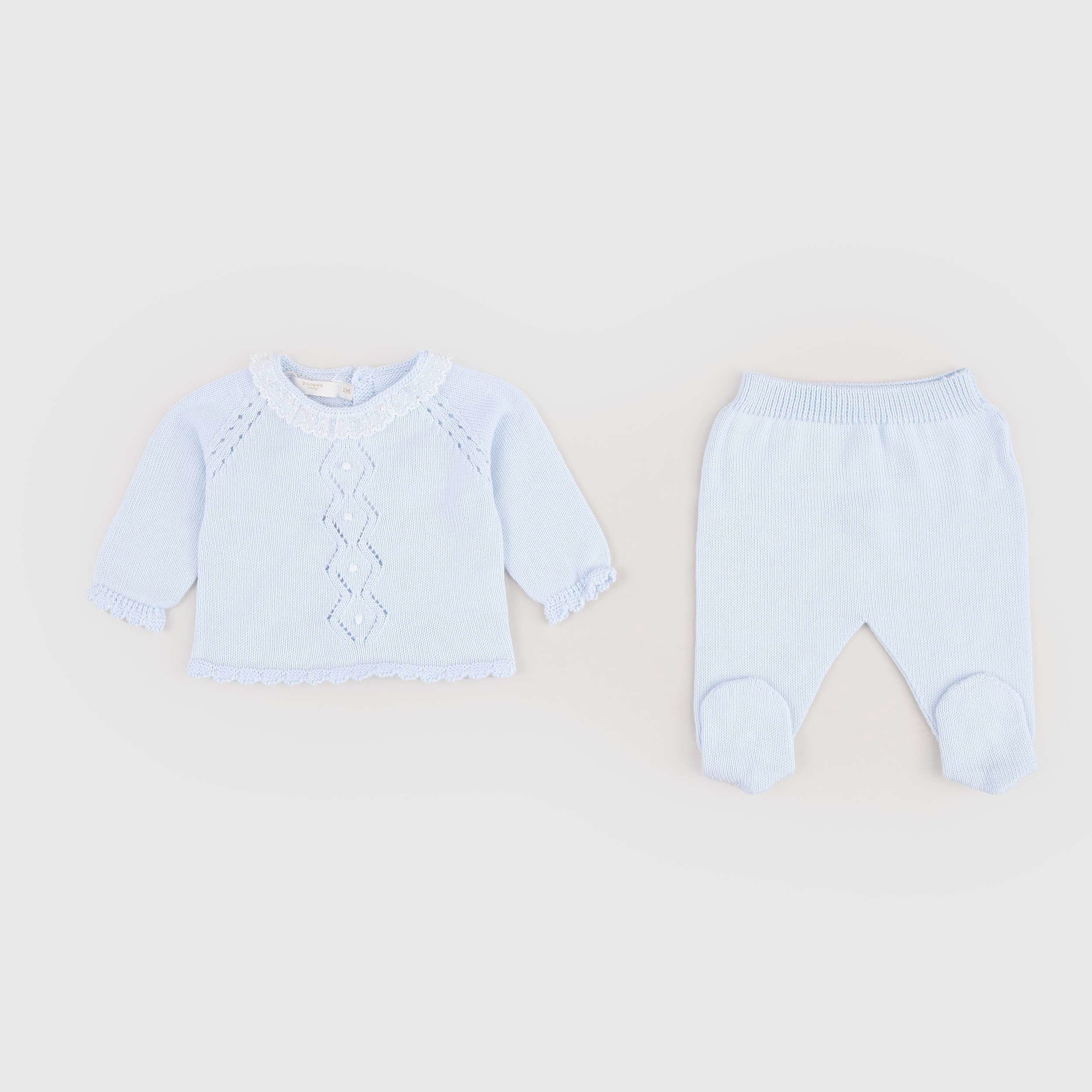 Two-Piece Light Blue Set by PECESA