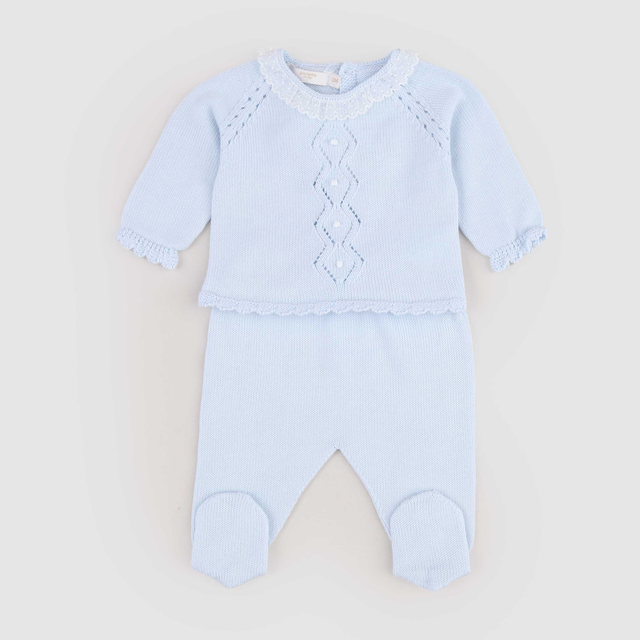 Two-Piece Light Blue Set by PECESA