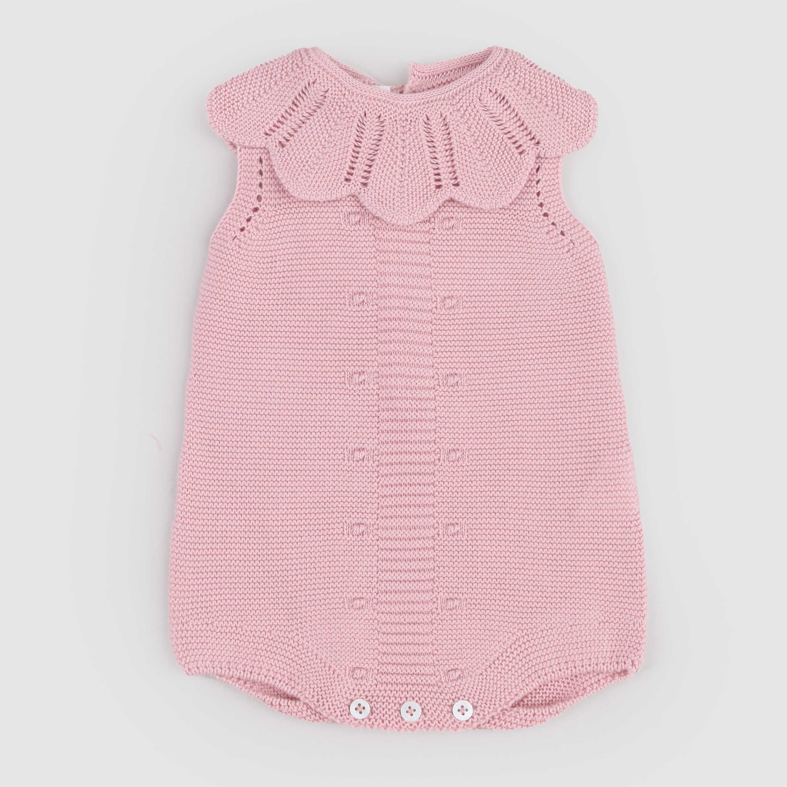 Tutina Rosa con Smerlo Firmata PECESA