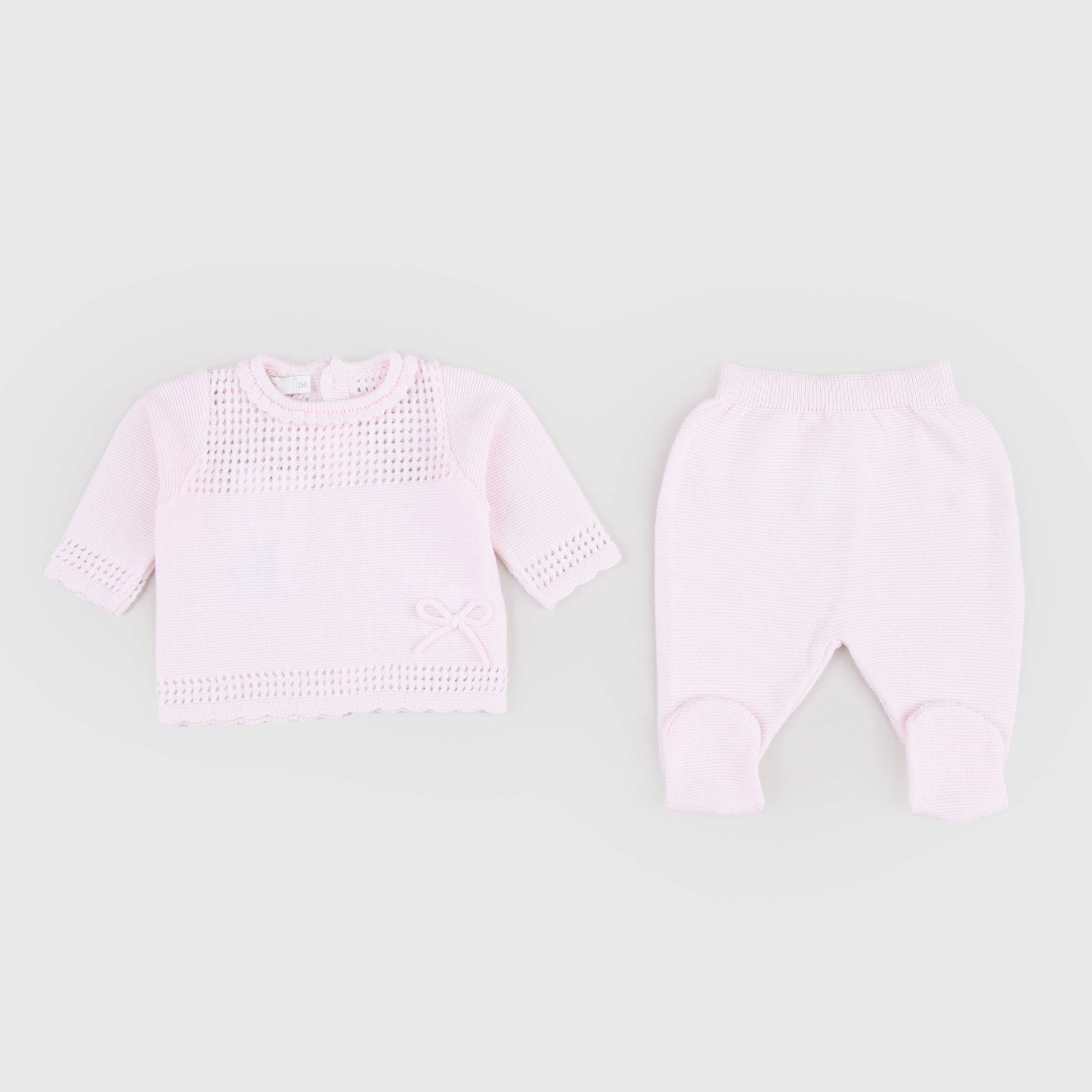 Pink Two-Piece Romper Finished by PECESA