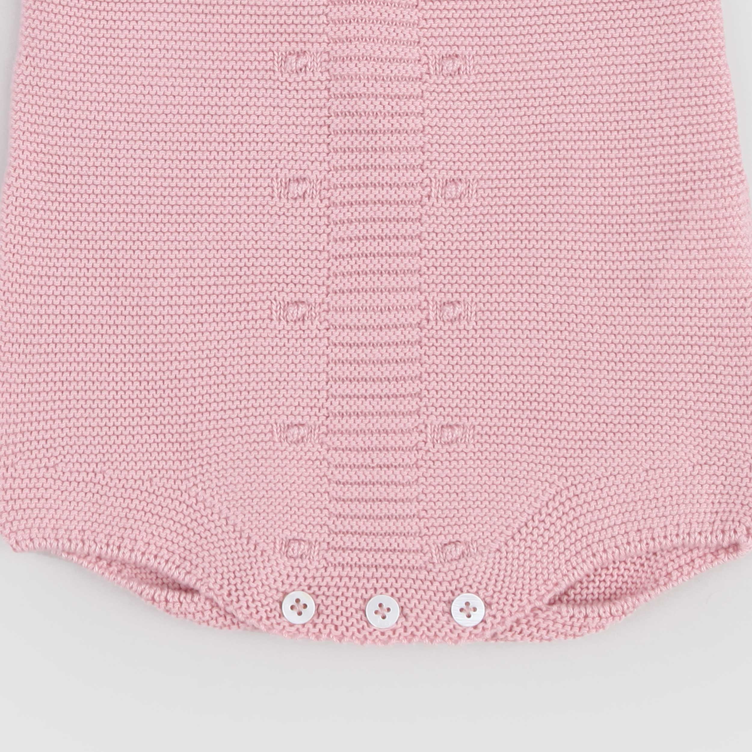 Pink Romper with Scallop by PECESA