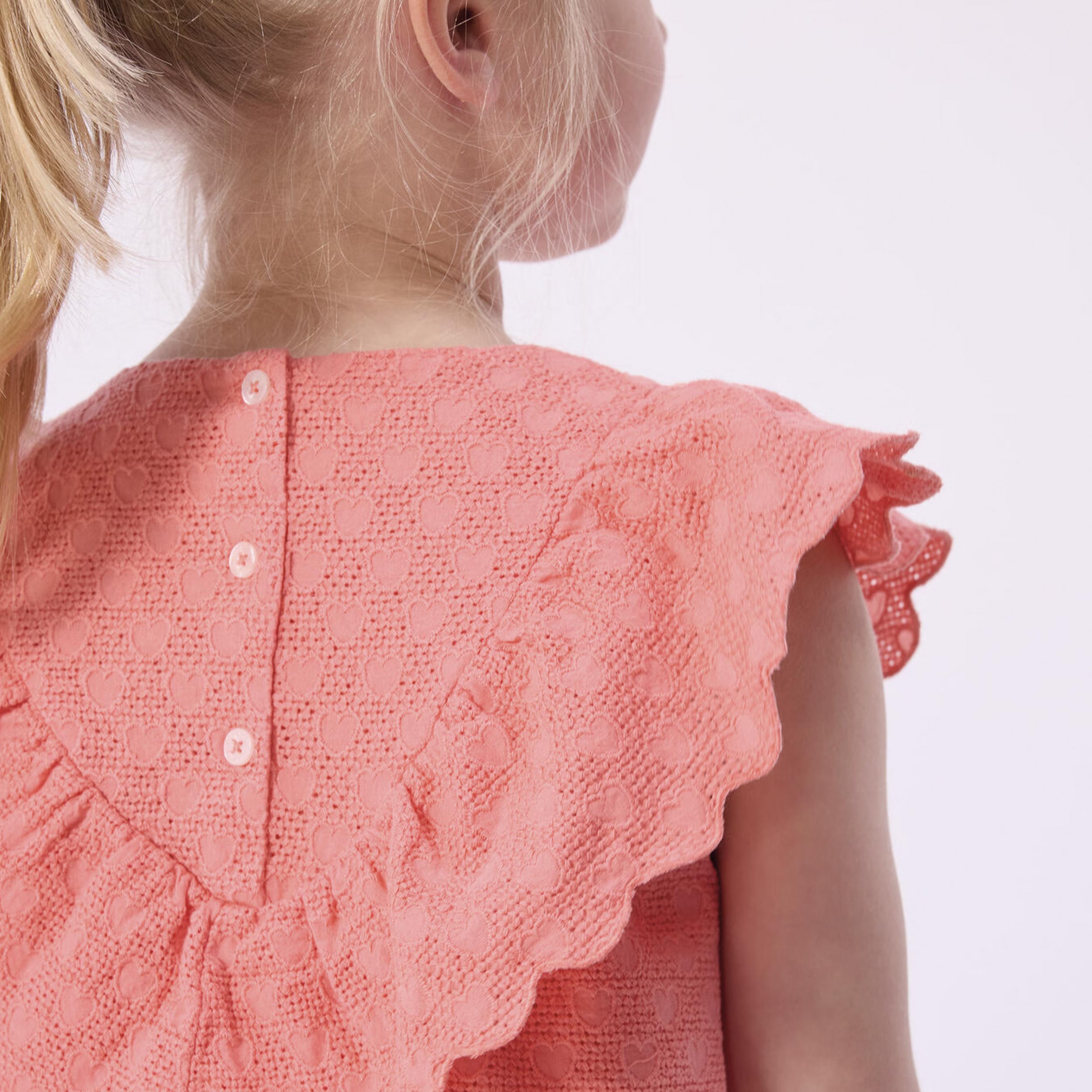 Abito Color Salmone con Apertura sul Retro Firmato PETIT BATEAU